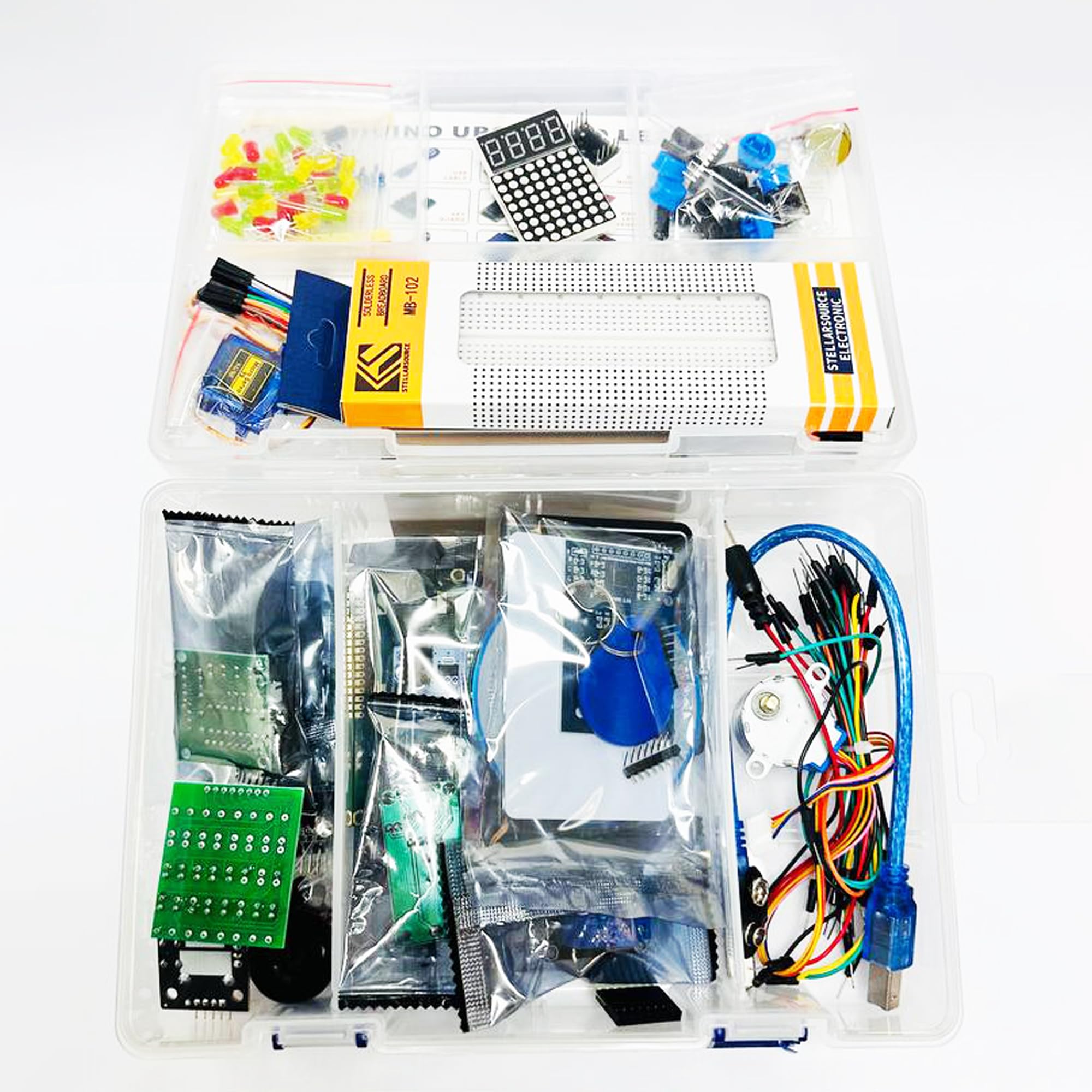 Melfi™ Arduino UNO R3 Project Complete Starter Kit - Upgraded Version Learning Suite Development Kit