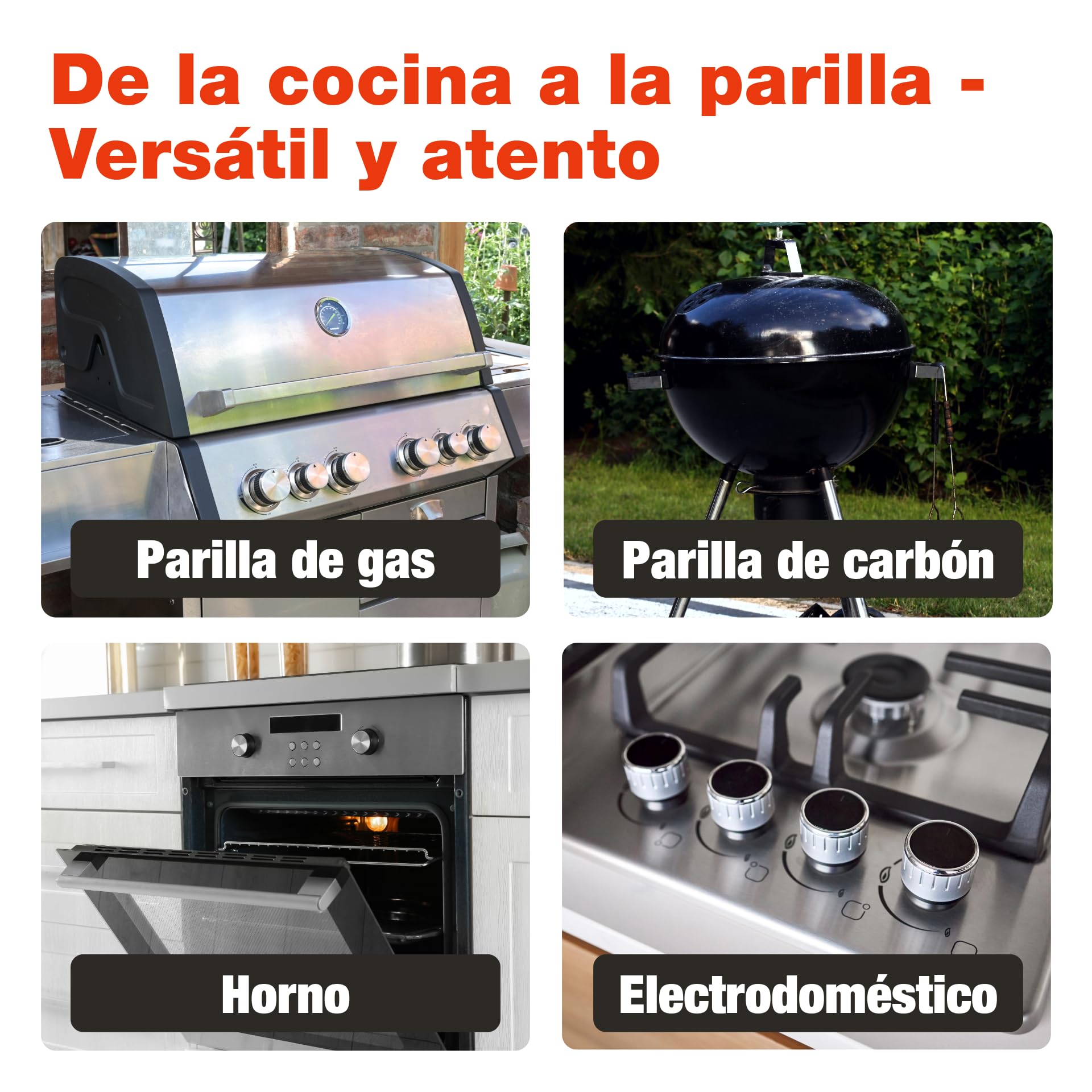 bio-chem Limpiador hornos y barbacoas de acero inoxidable, 10L | Producto en spray limpiador para parrillas, hornos, planchas, cocinas y freidoras - Limpieza del acero inoxidable