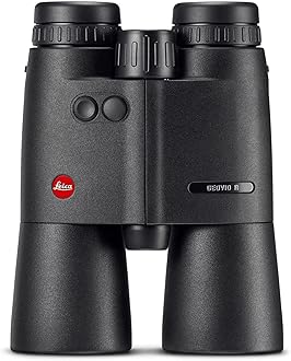 LEICA Geovid R Gen 2022 Compact Lightweight Hunting Bird Watching Rangefinder Binoculars with Carrying Strap Incuded, 8x56