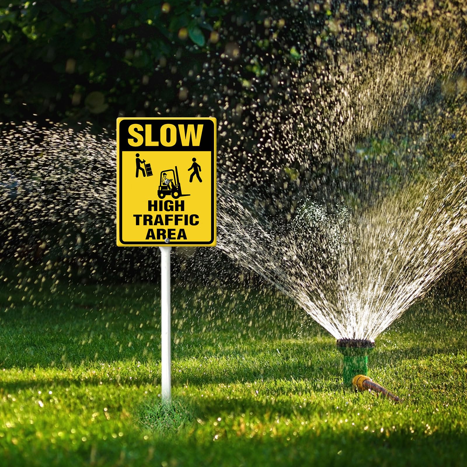 Garten Schild Nummer 2 - Rostfreies Aluminium Dekoration