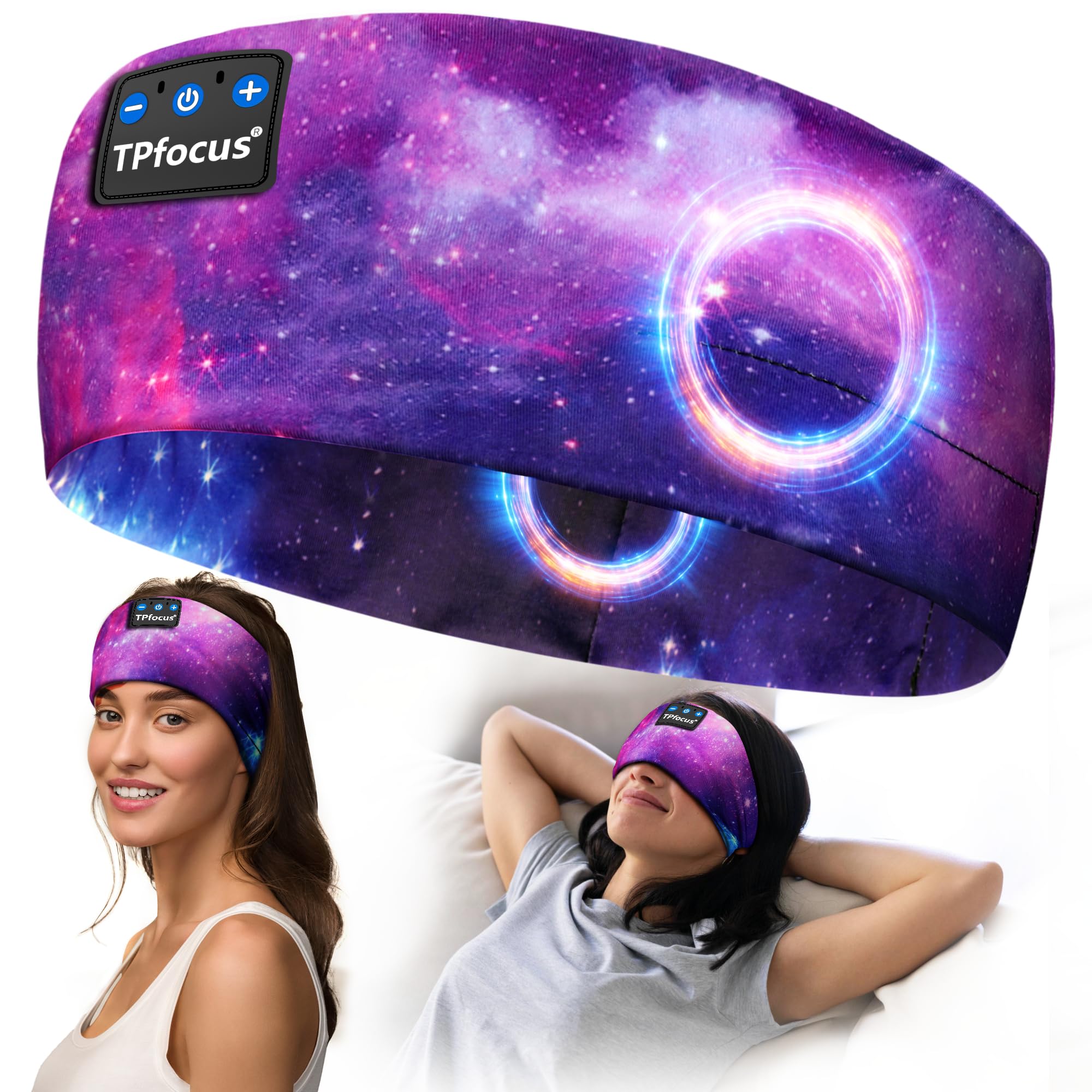 Cuffie per Dormire Bluetooth 5.2 Regalo Uomo & Donna,Sleep Headphones Sonno Cuffie Fascia Sportiva, Wireless Ricaricabile Cuffie Bluetooth Dormire per Correre