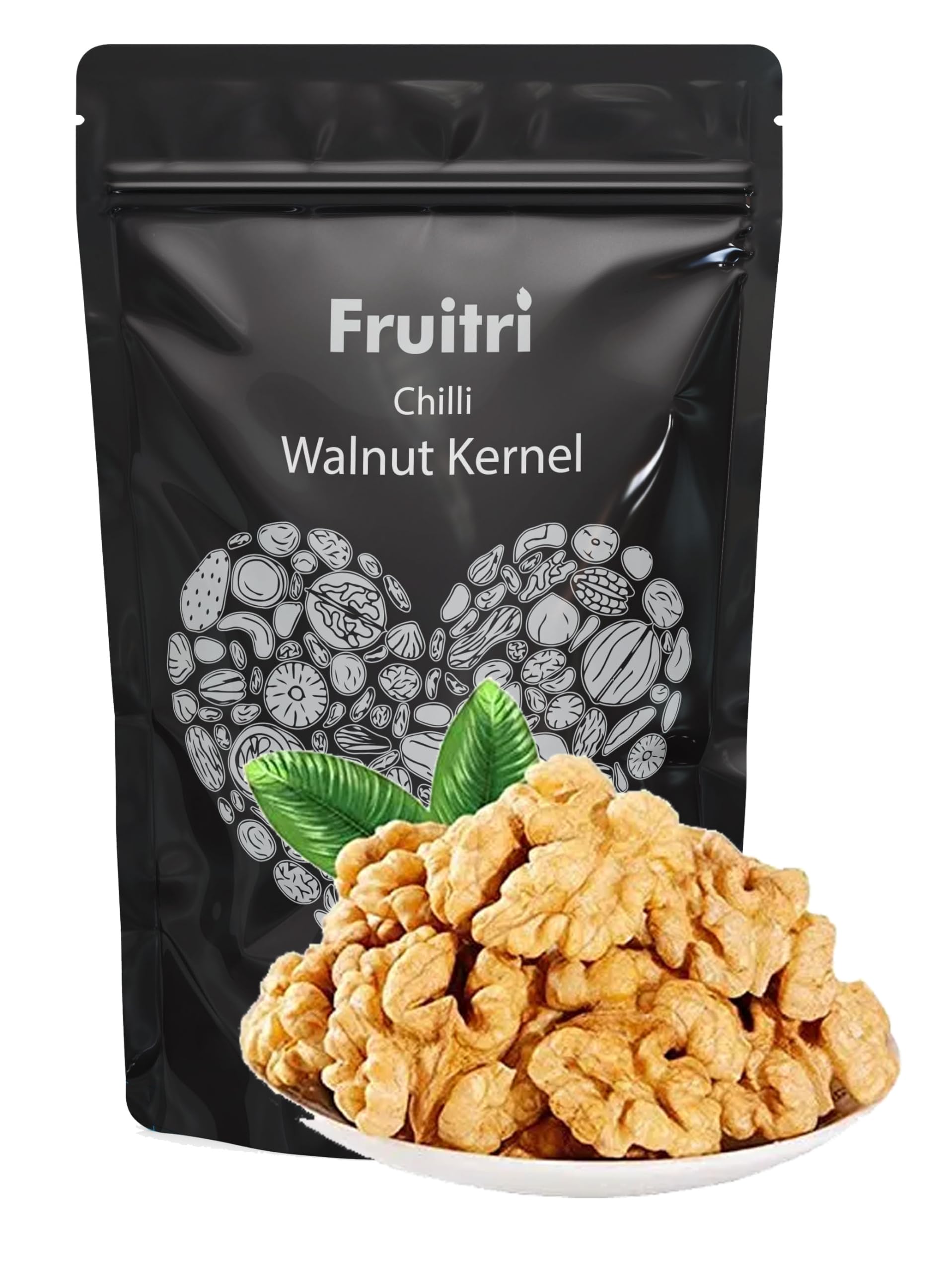 Fruitri California Walnuts Without Shell, Light Golden Akhrot Giri 500g