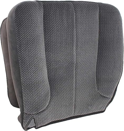Priprilod Funda de asiento de repuesto para parte inferior del lado del conductor, color gris oscuro (#M9DV o V9DV) compatible con Dodge Ram 1500