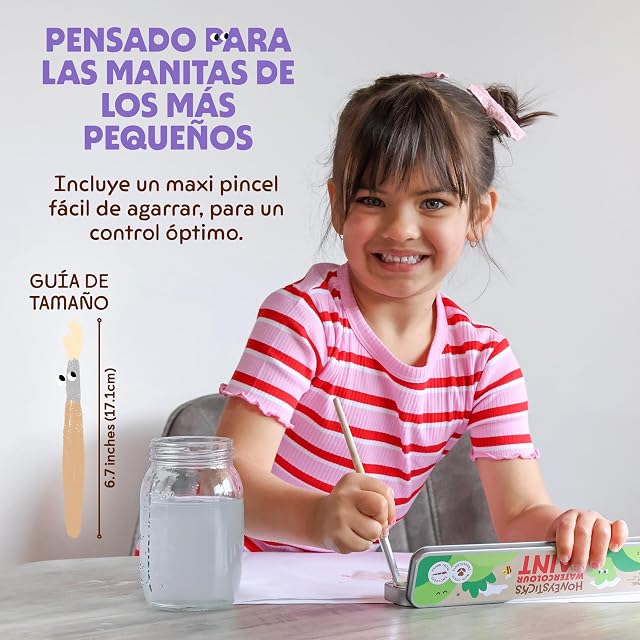 Foto 7 de 8 de Honeysticks Set de Pintura de Acuarela No Tóxica para Niños