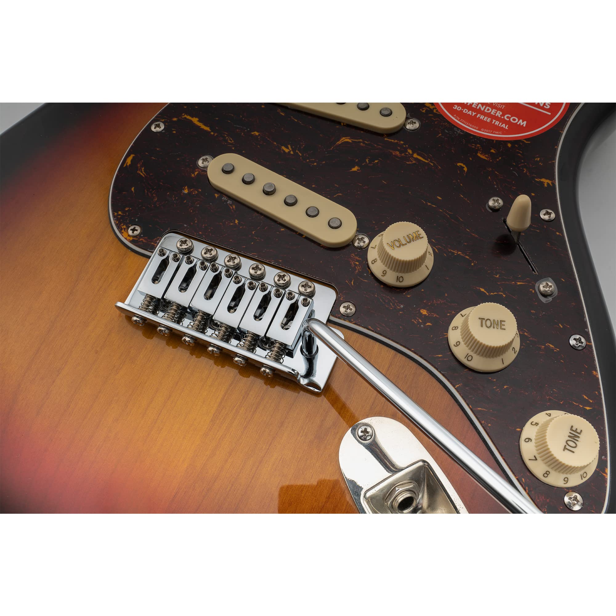 Musiclily Pro 52,5 mm nowoczesny 6-rzędowy mostek Tremolo 40 mm blok z litego mosiądzu do gitary elektrycznej w stylu Squier Strat, chrom