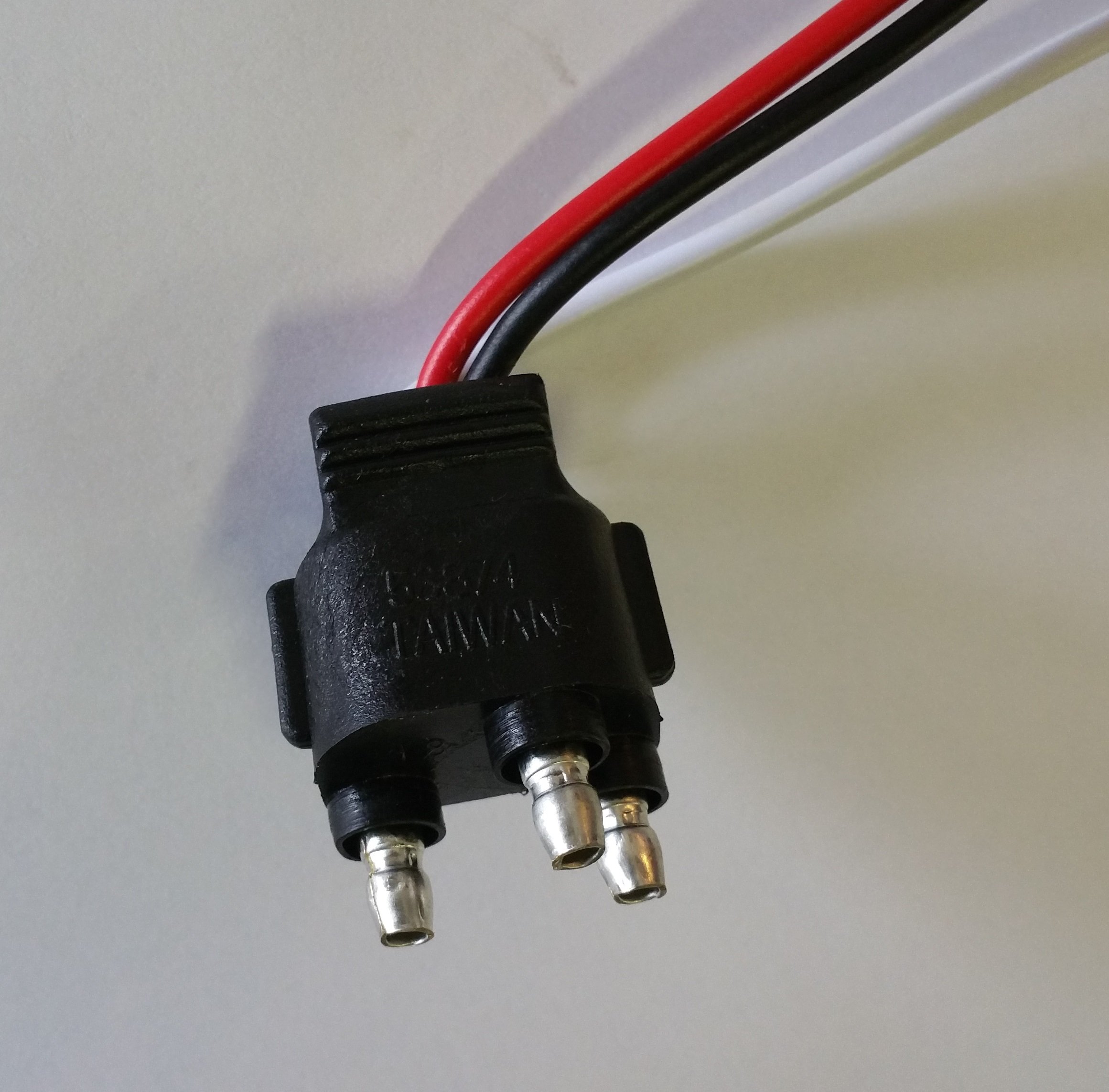 Optronics A45PB Pigtail, Standard PL-3 straight, 10”, Wire