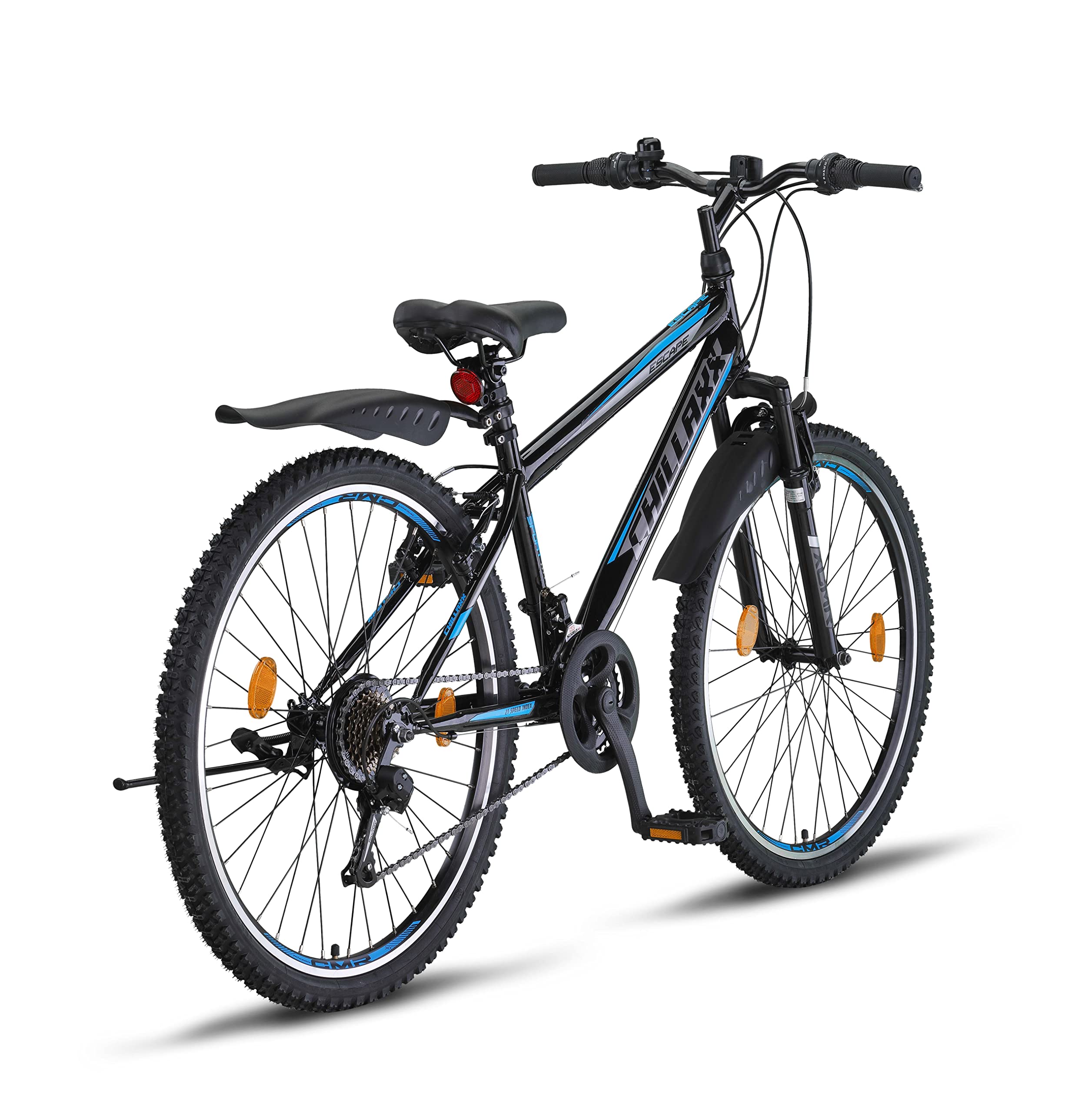 Chillaxx Bike Escape Premium - Bicicleta de montaña en bicicleta de 24 y 26 pulgadas, para niñas, niños, hombres y mujeres, cambio de marchas de 21 velocidades