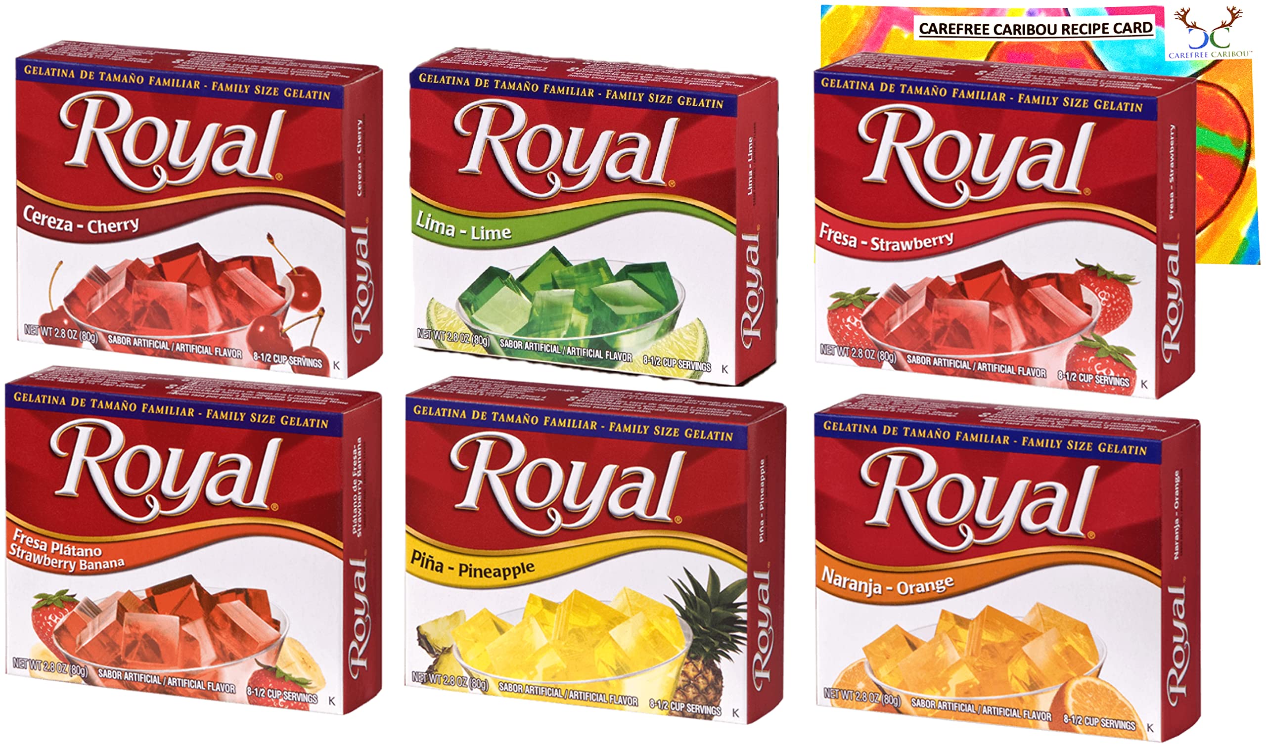 Buy Gelatin Variety Pack Bundle One 8Serving Box of Each Flavor of