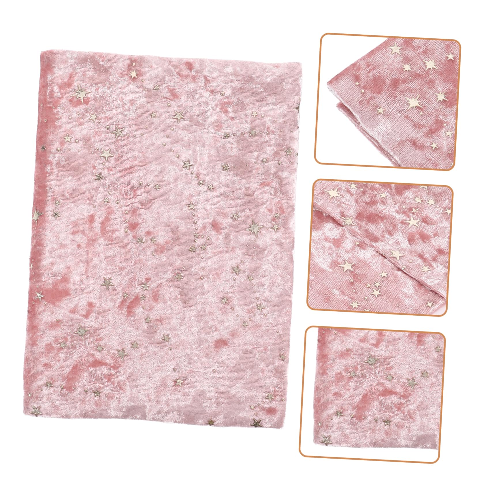 UKCOCO 3 Piezas de Libro de Terciopelo con Diseño Elegante Funda Protectora Mano para Libros Cuadernos y Textos Color Rosa para y Exposiciones