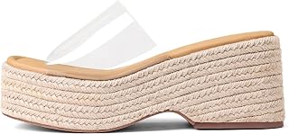 EQAUDES Platform Sandals For Women Espadrilles Wedges Summer Beach Shoes