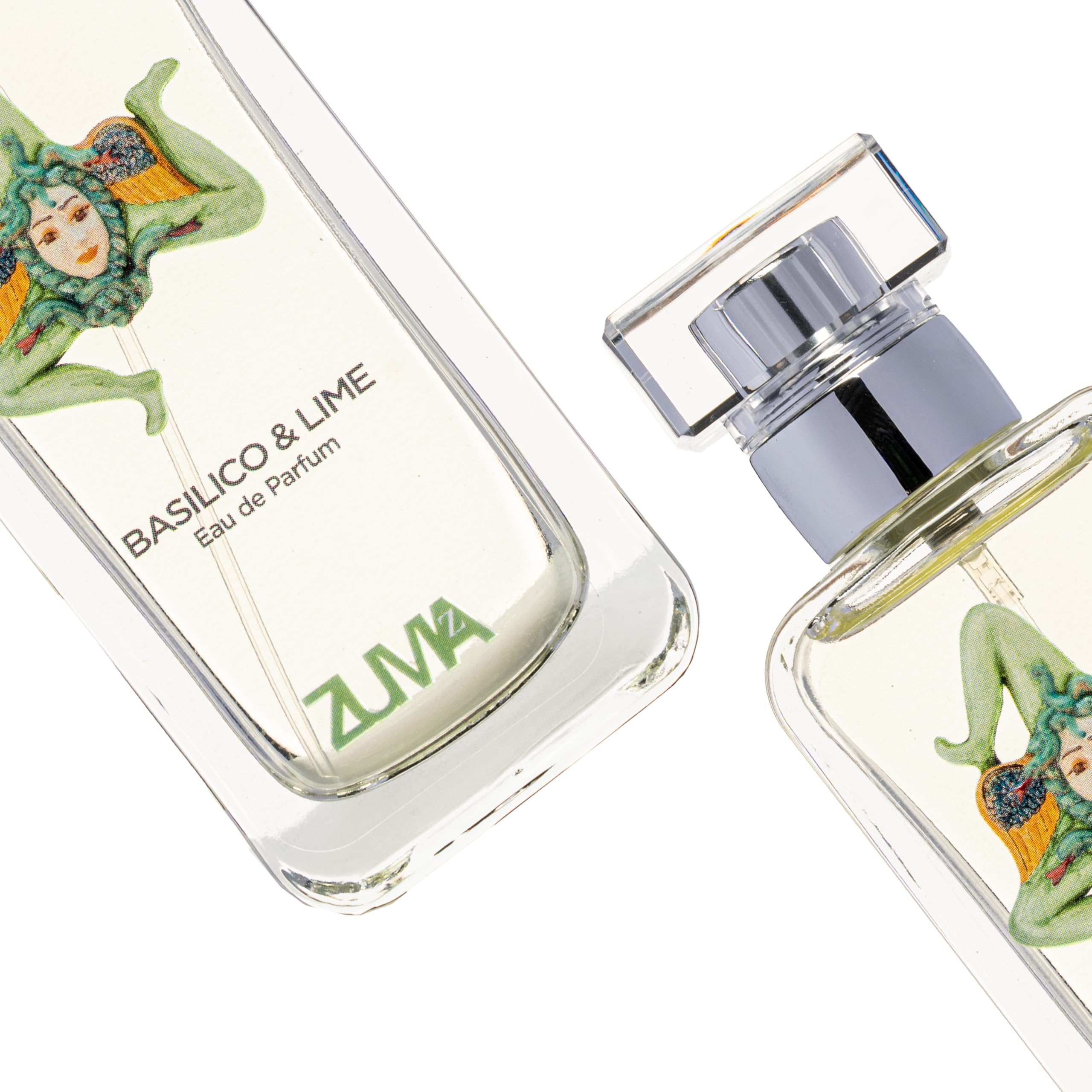 Profumi Zuma - Perfume Hombre Albahaca & Lima - Eau de Parfum Spray de Fragancia Cítrica - La Esencia Refrescante de la Elegancia Masculina - Made in Italy (Basilico & Lime 50 ml)