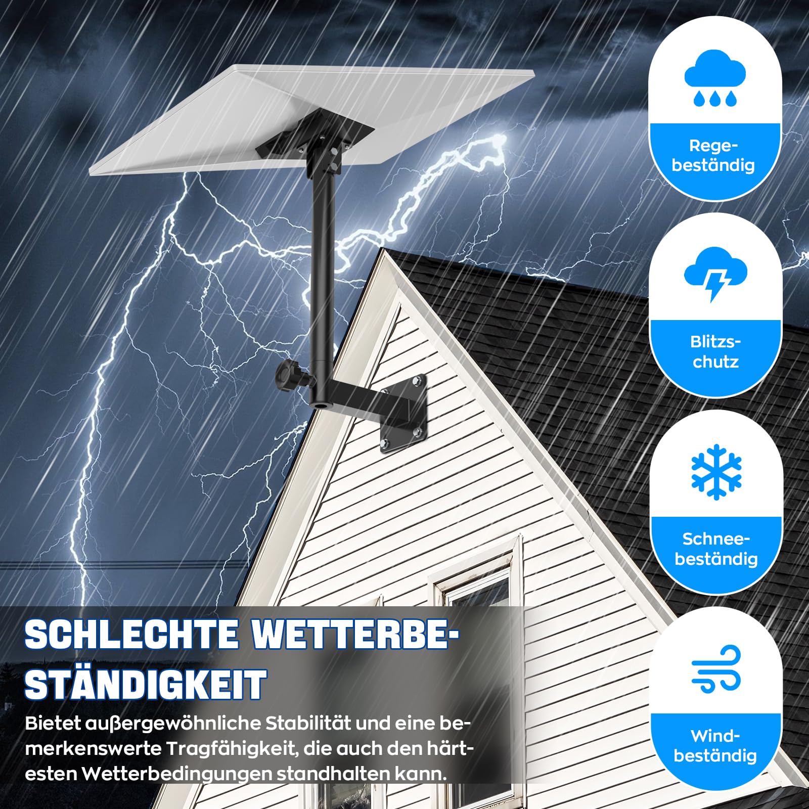 IMAYCC Montaggio Starlink Gen 3,Supporto Starlink Gen 3 Regolabile 360° con Adattatore per Palo Starlink V3 Parete/Tetto per Standard Starlink Internet Satellite