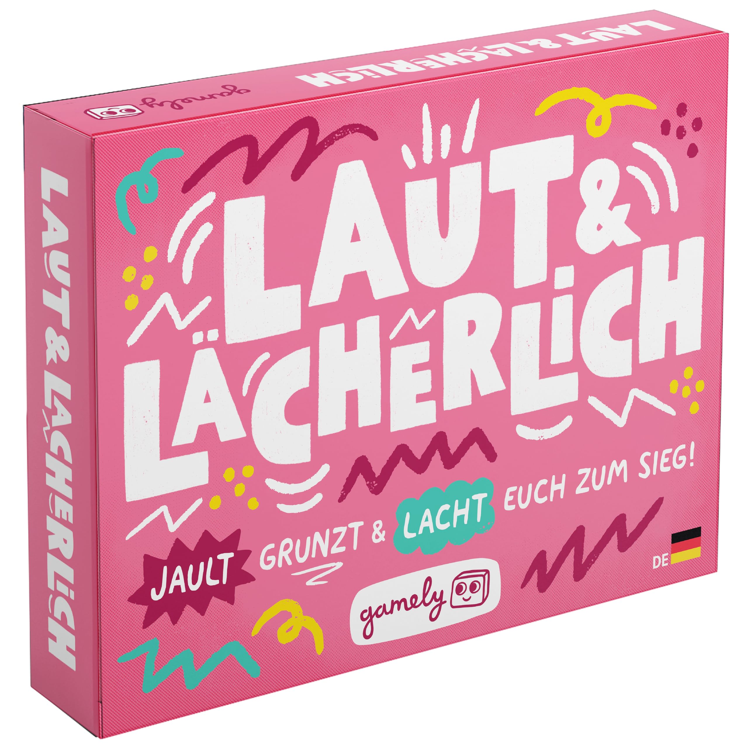 Gamely Laut & Lächerlich: Das urkomische Partyspiel der lächerlichen Laute, in Taschengröße | Das familienfreundliche Kartenspiel, das die ganze Familie zum Lachen bringt. (Zweite Auflage)