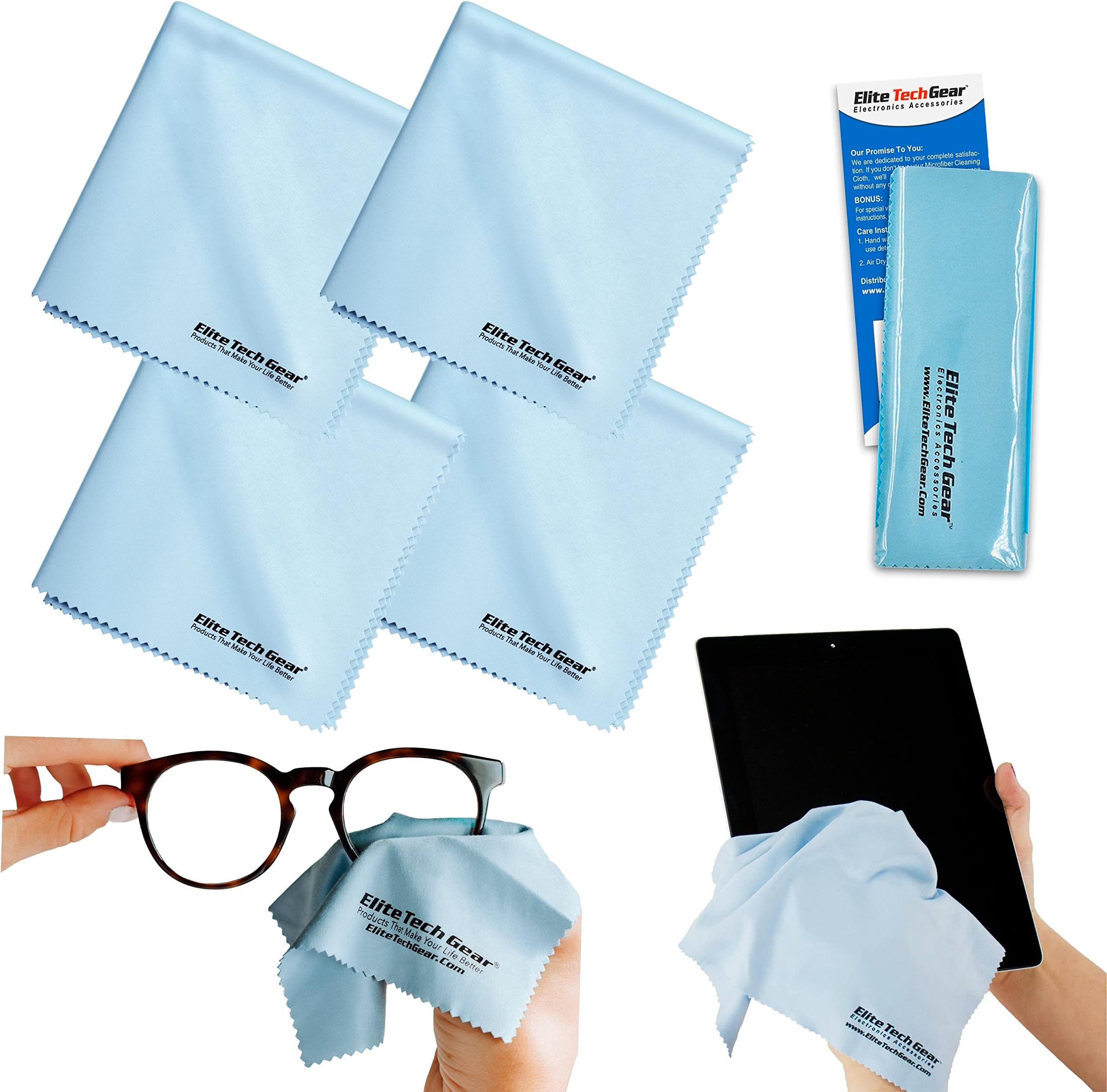 Xthel Microfiber Cleaning Cloths for Electronics (6 Pack