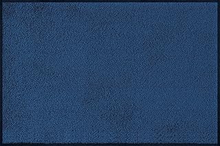 Wash+Dry Fußmatte Navy 60x90cm, innen und außen, waschbar, blau