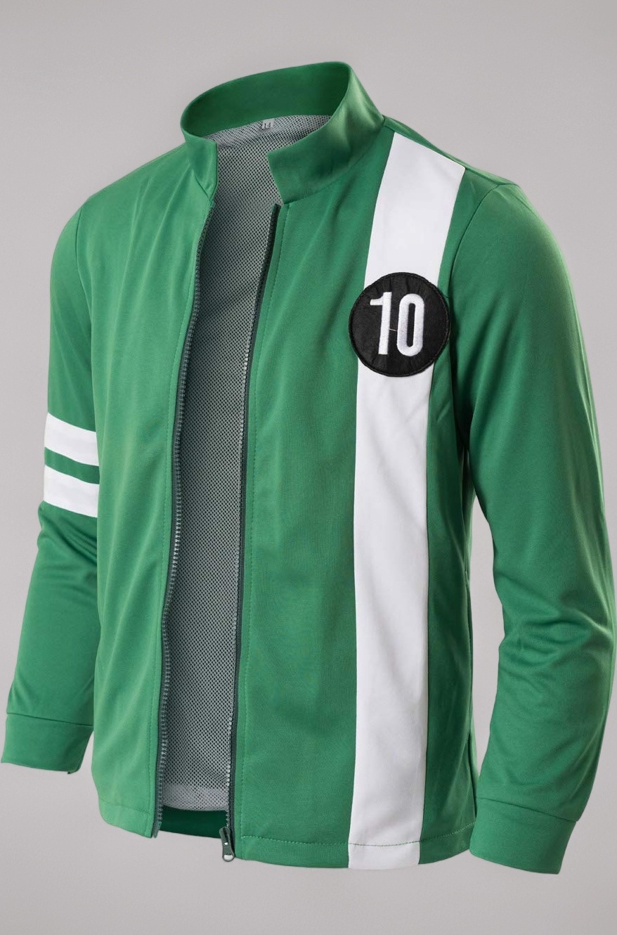 Kids Adult Tennyson Alien Swarm Ryan Kelly Green Synthetic Jacket T-Shirt