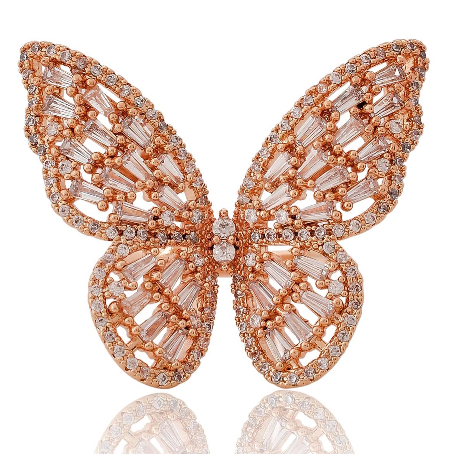 FASHIONS Crystal Stone Sarees Butterfly Brooch Coat Dress Gown Shawl Bridal Safety saree pins for Women Girls