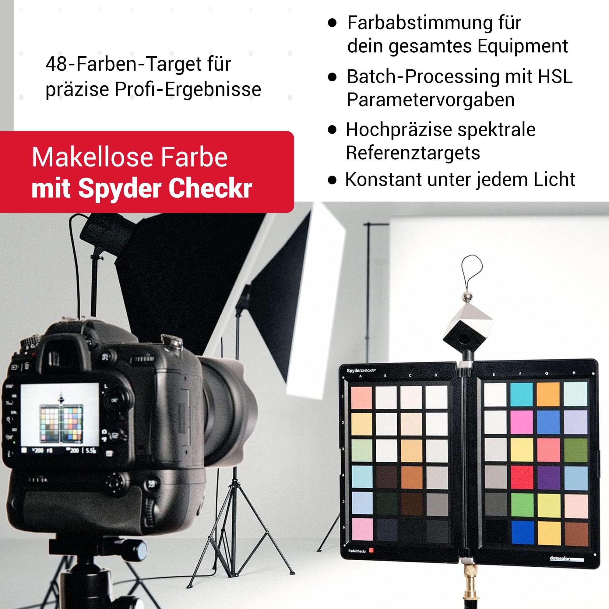 Datacolor Spyder X2 Photo Studio Kit: Das ultimative Farbmanagement-Toolkit für Fotografen für präzises Farbmanagement in jeder Lichtsituation über den Workflow hinweg, von Aufnahme bis Bearbeitung