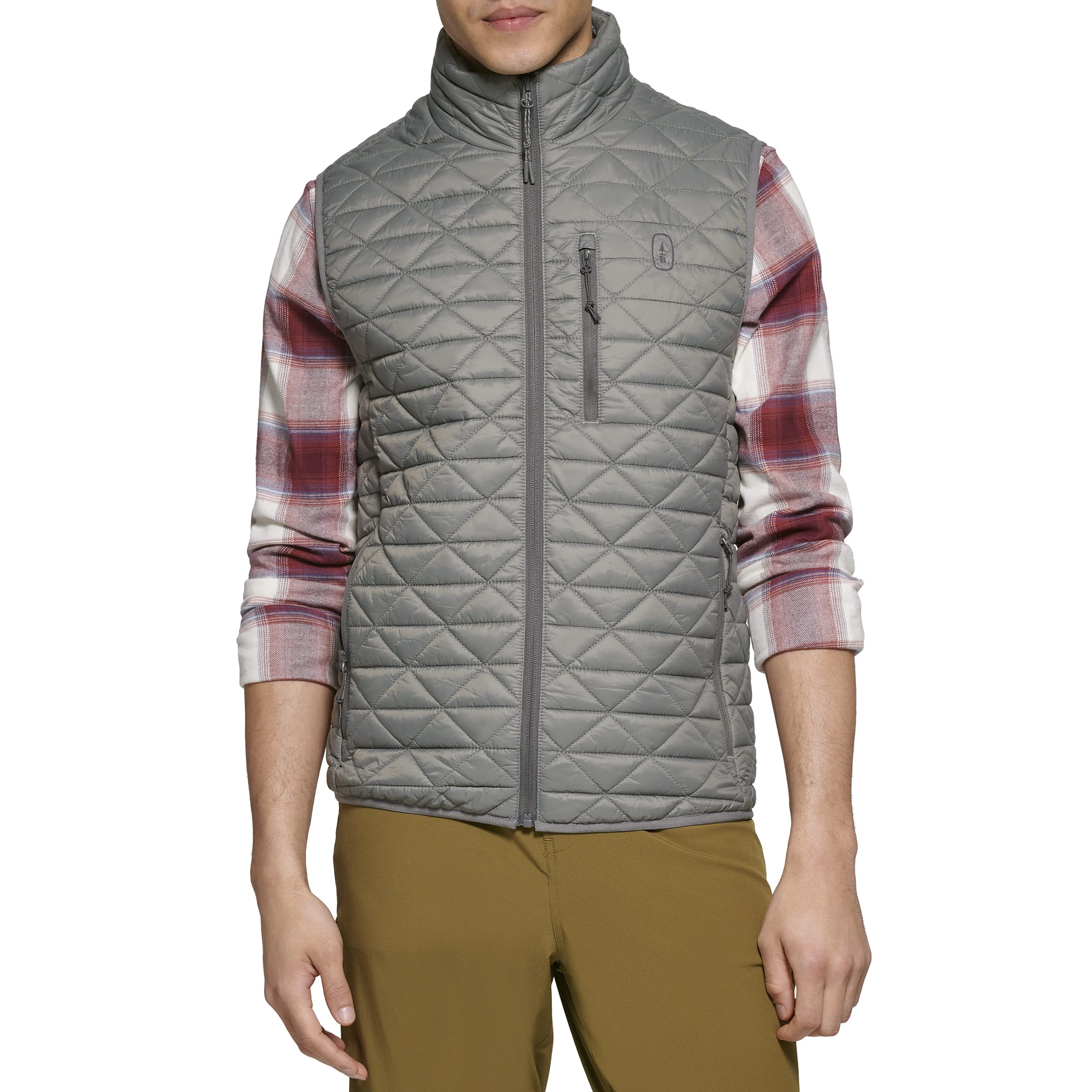 BASS OUTDOOR Men's Quilted Light Weight Packable Puffer