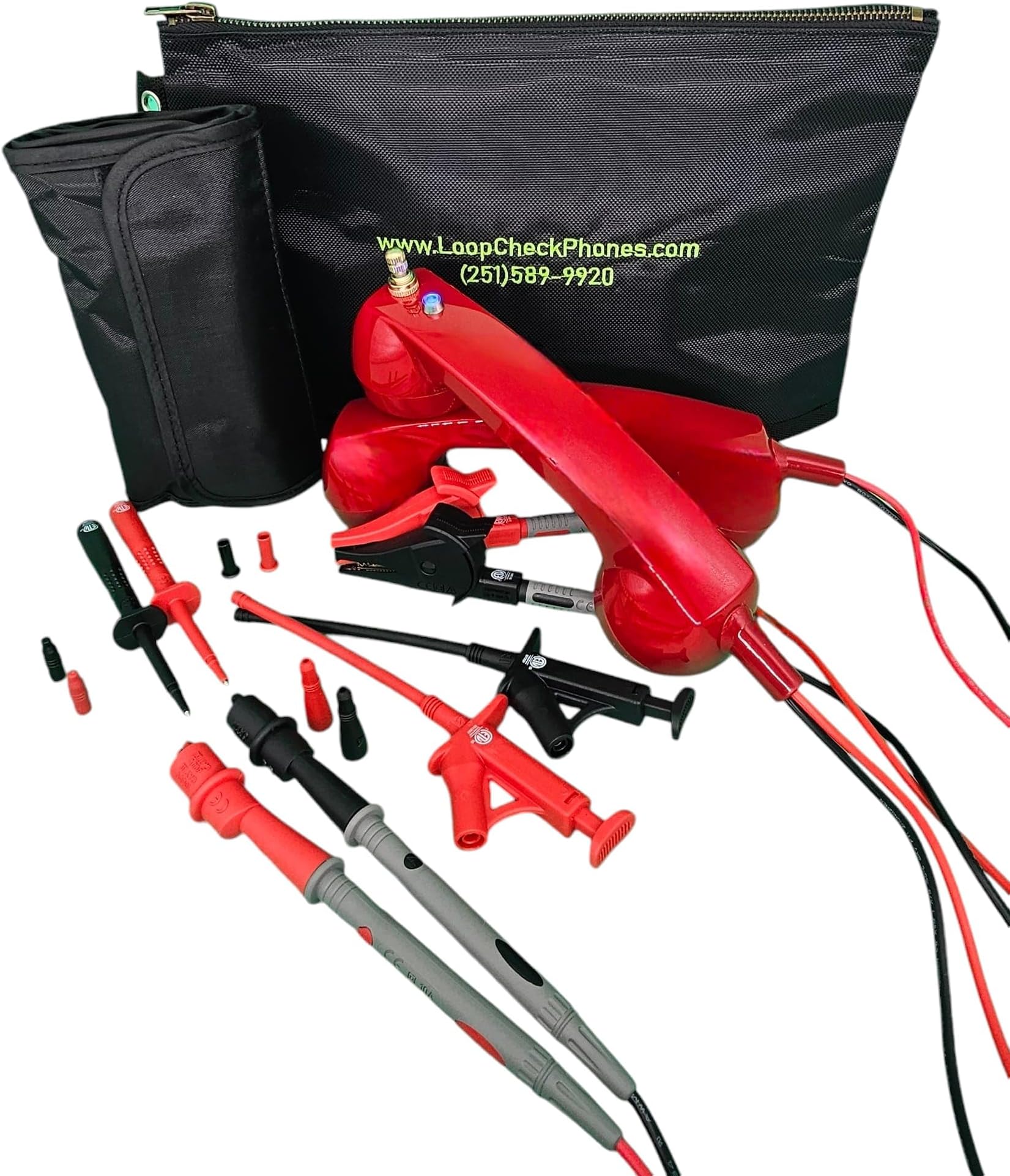 Loop Check Phones Electrician Continuity Test Phone Set ME003-R