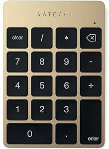 Satechi Slim Aluminum Bluetooth Wireless Keypad | Gadgetsin
