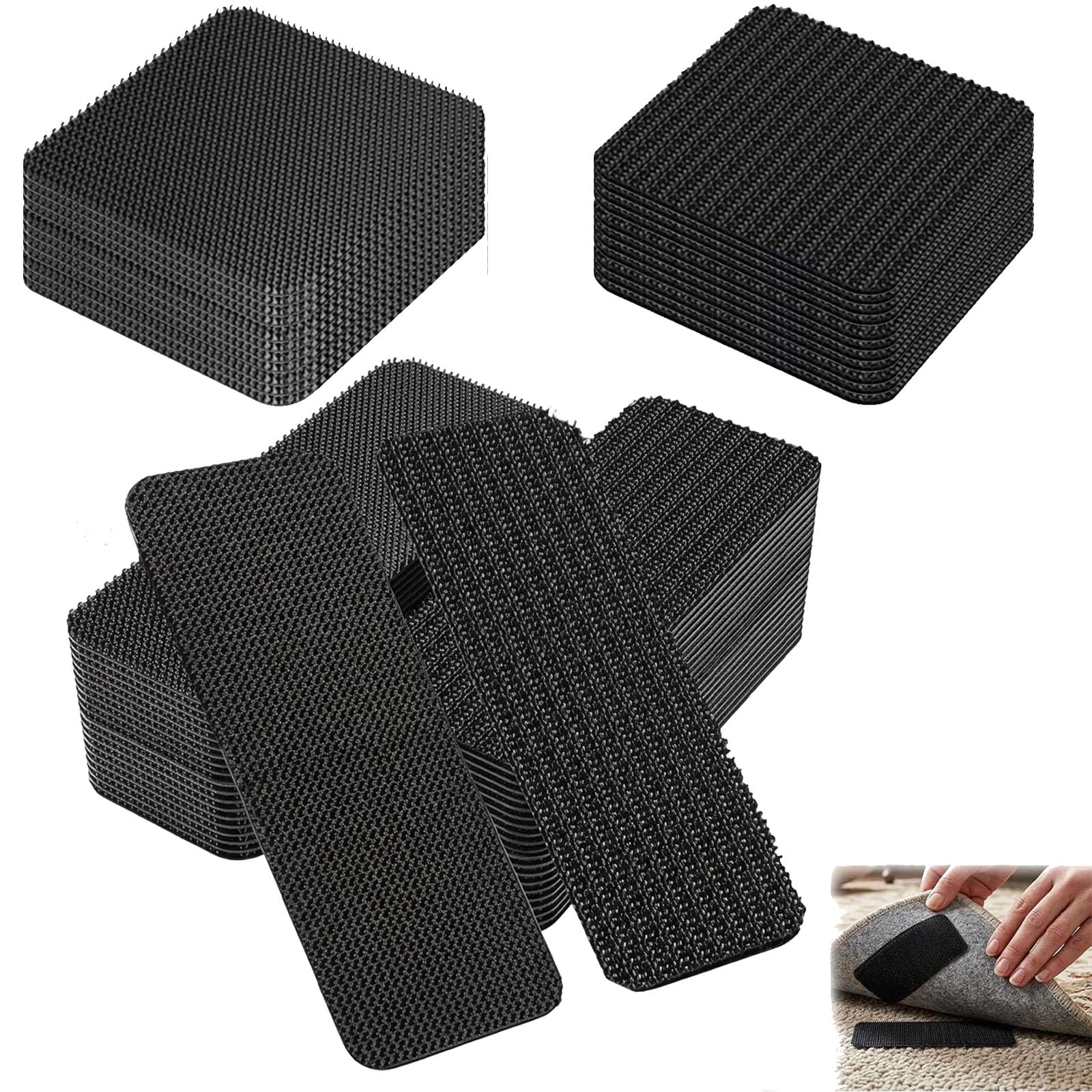 Wndgh Rug Gripper for Carpet, 40 Pcs