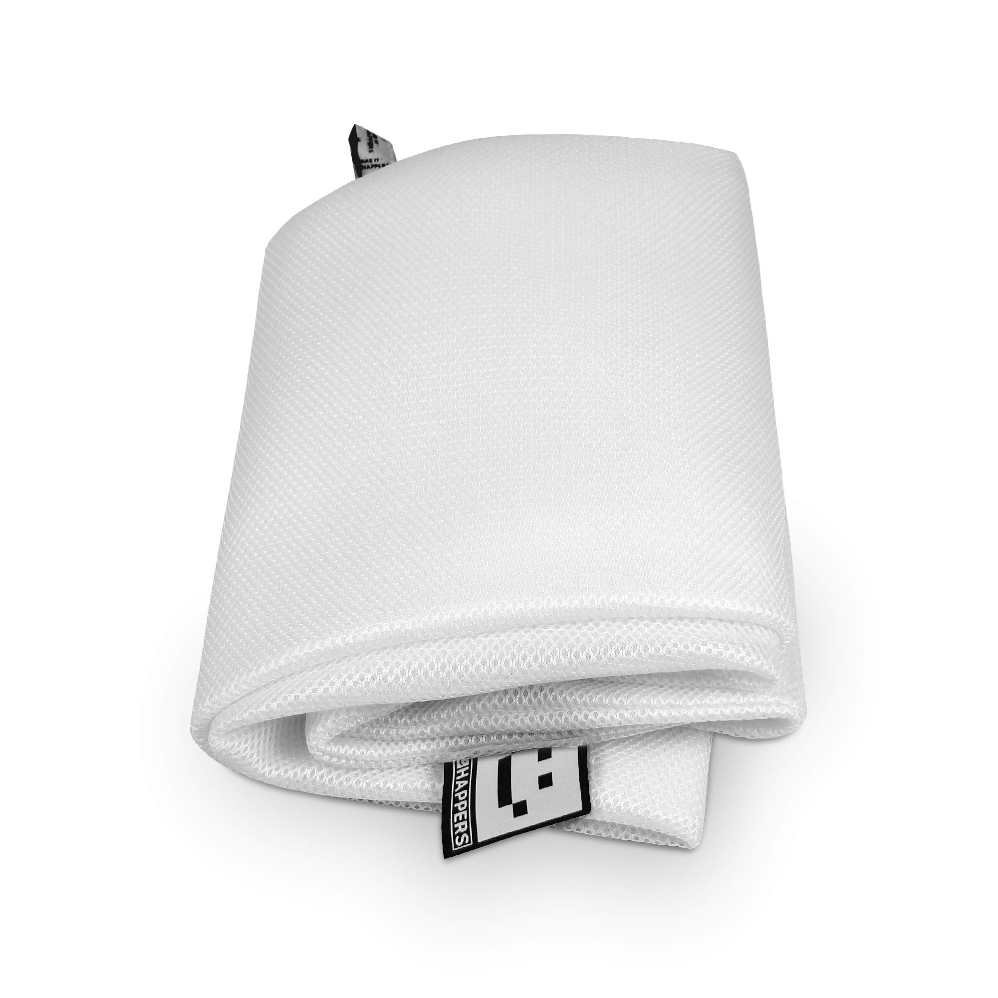 HAPPERS Funda 3D Lavable-Transpirable Gris para Puff Pera Relax