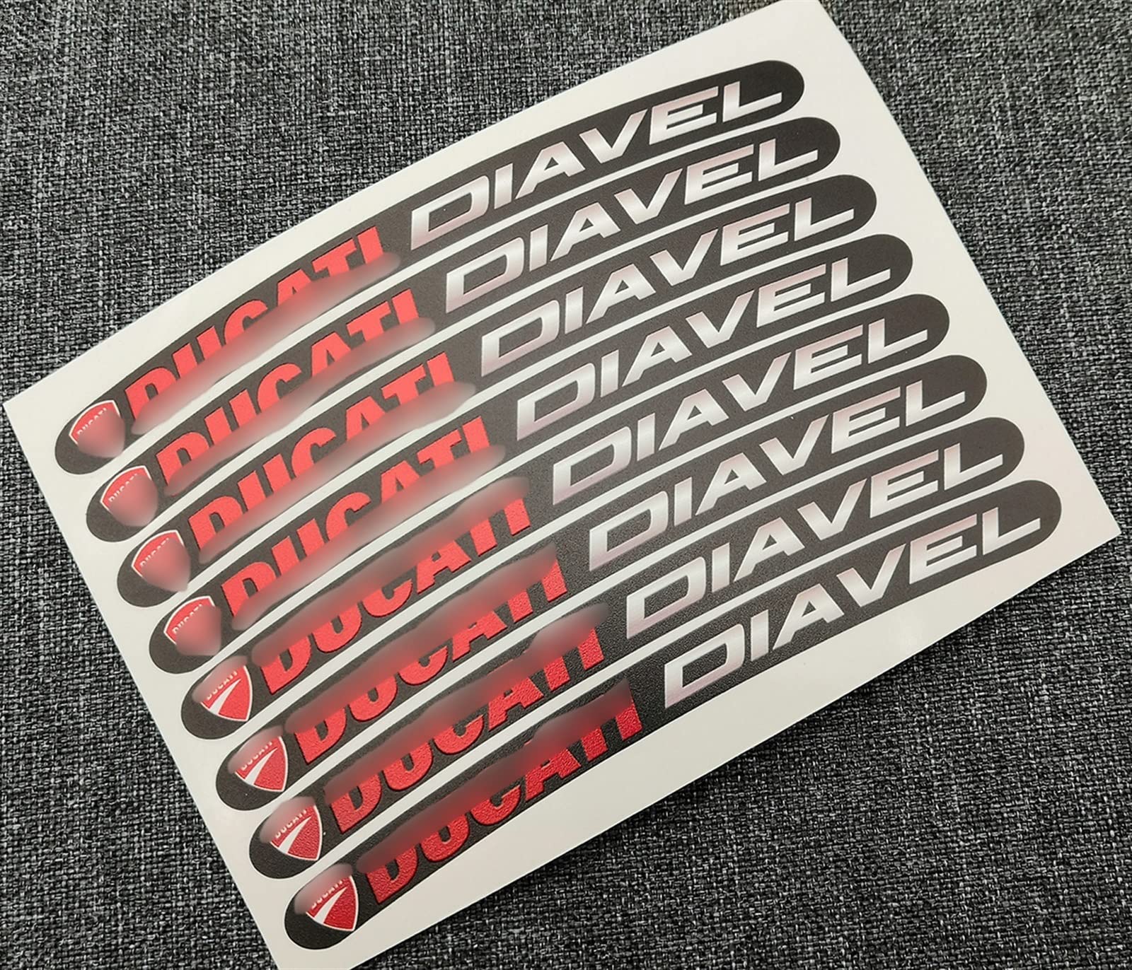 g海外 ドゥカティ ディアベル ホイール x8 ステッカー 送込