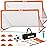 Kids Soccer Goals for Backyard Set of 2, 4 x 3 ft/6 x 4 Toddler Soccer Goal Training Equipment with Soccer Ball, Cones, Pop Up Soccer Net for Kids Age 3-5 4-6 6-8 8-12 10-12 Outdoor Games Sports Gifts