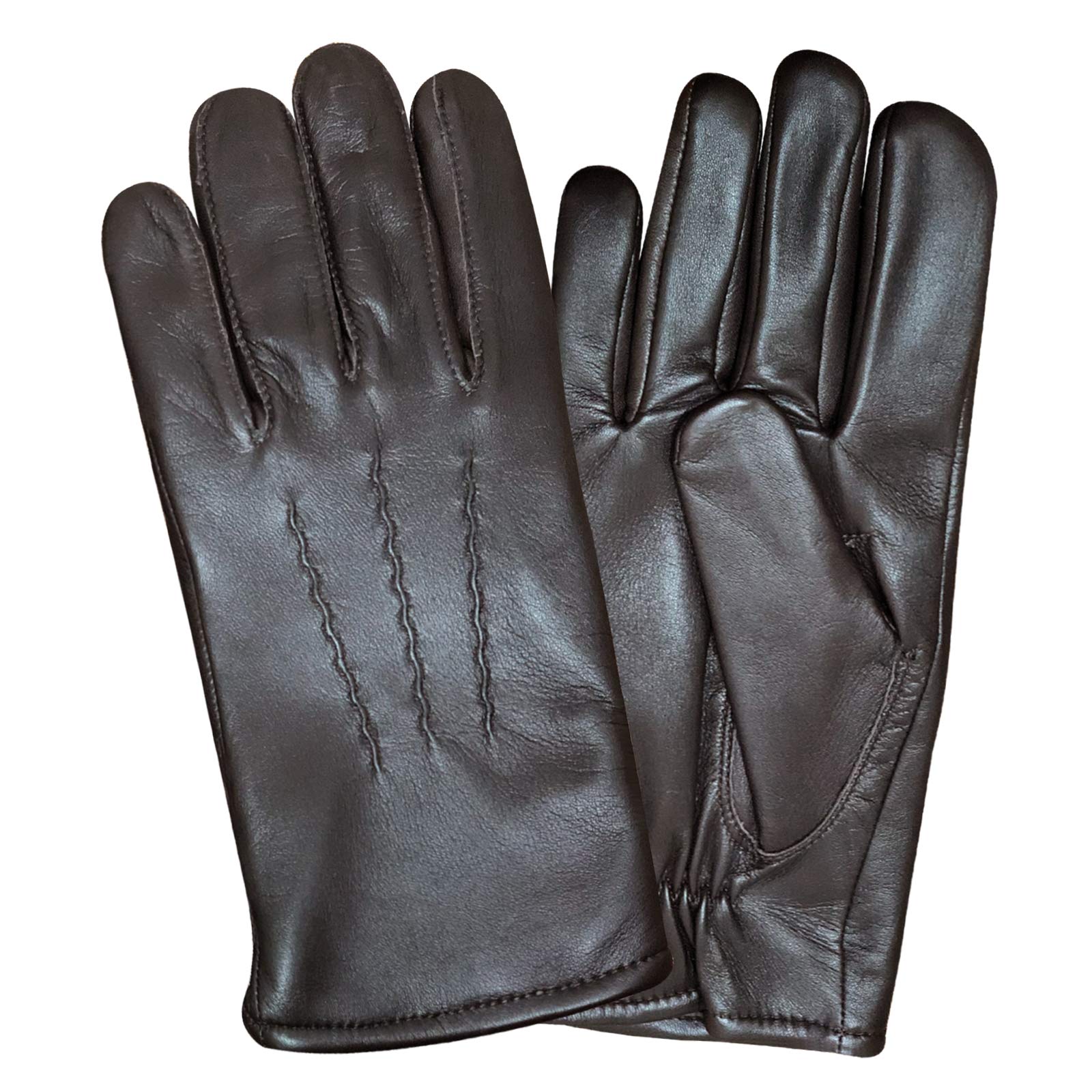 Prime Leather Brown Classic Premium And Comfortable Soft Touch Sheepskin Nappa Leather With Polyester Lining Slim Fit Style Used For Fashion 5001-5003 (, S)