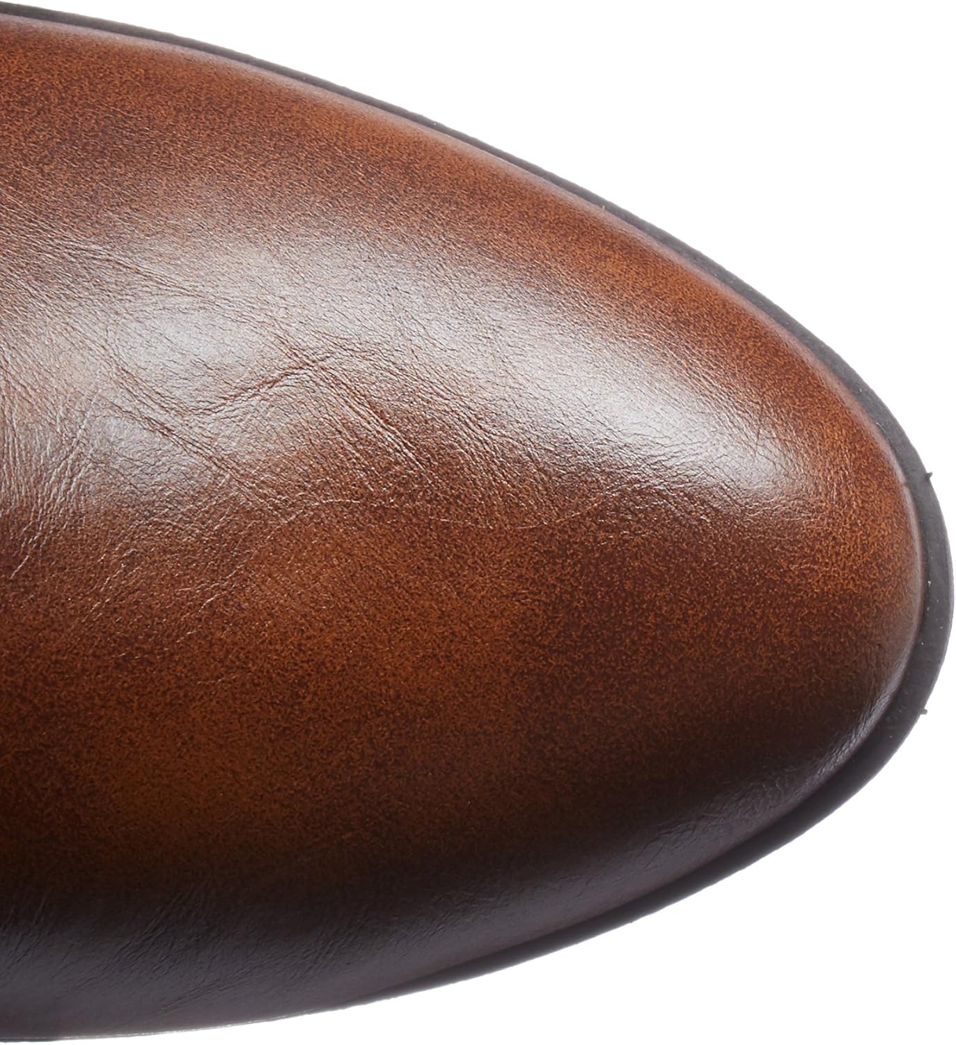 Whiskey Faux Leather Knee-High Zip-Up Boots
