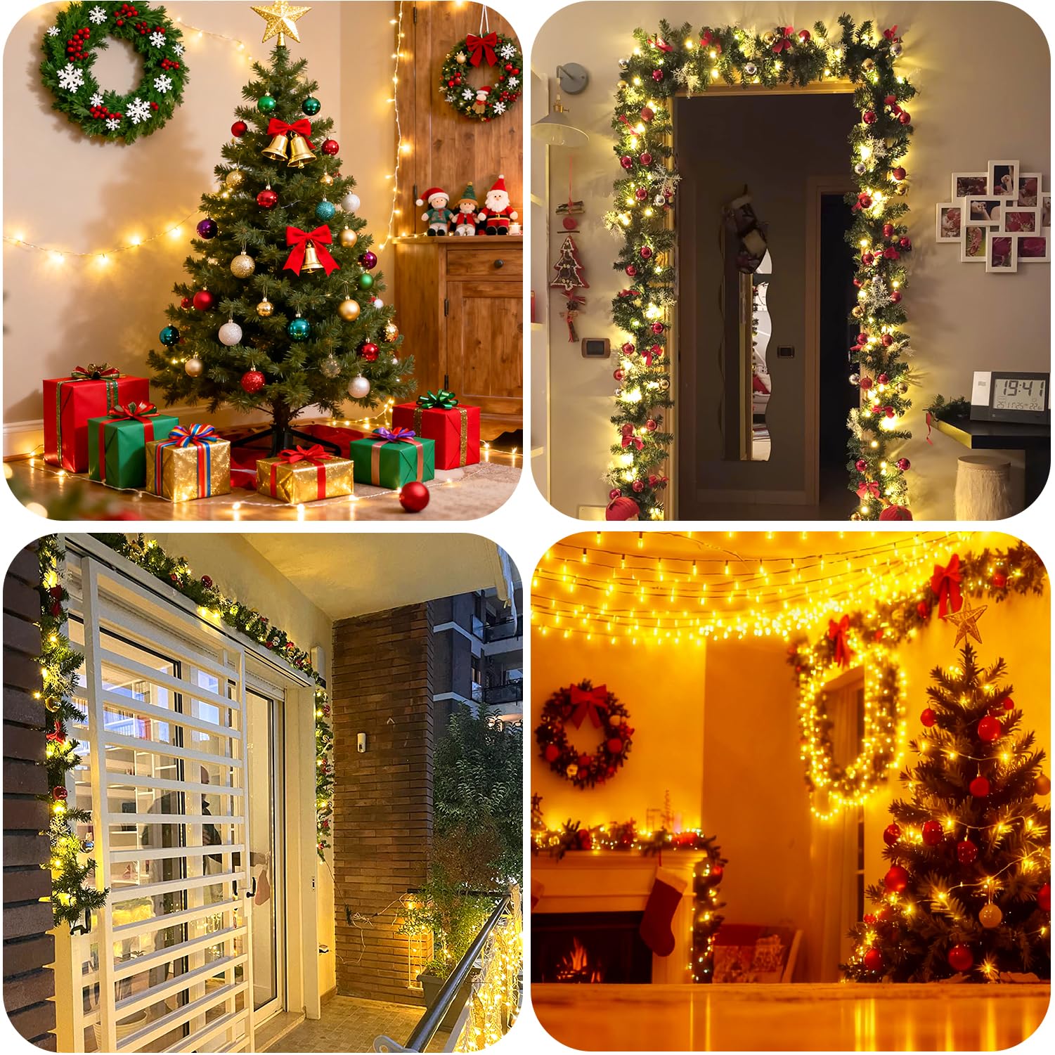 Guirlande Lumineuse En Lierre Artificiel De 5 M - 50 Led - Pour Mariage