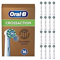 Oral-B Cross Action Testine Spazzolino Elettrico, Confezione da 16 Testine di Ricambio