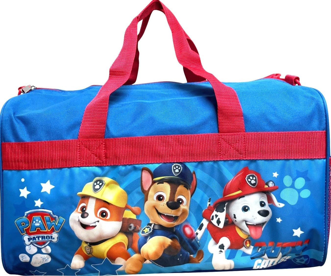 Ruz 18 Inch Kids Duffel Bag Overnight Carry-On Travel And Sports Bag (Paw Patrol -Duty Calls)