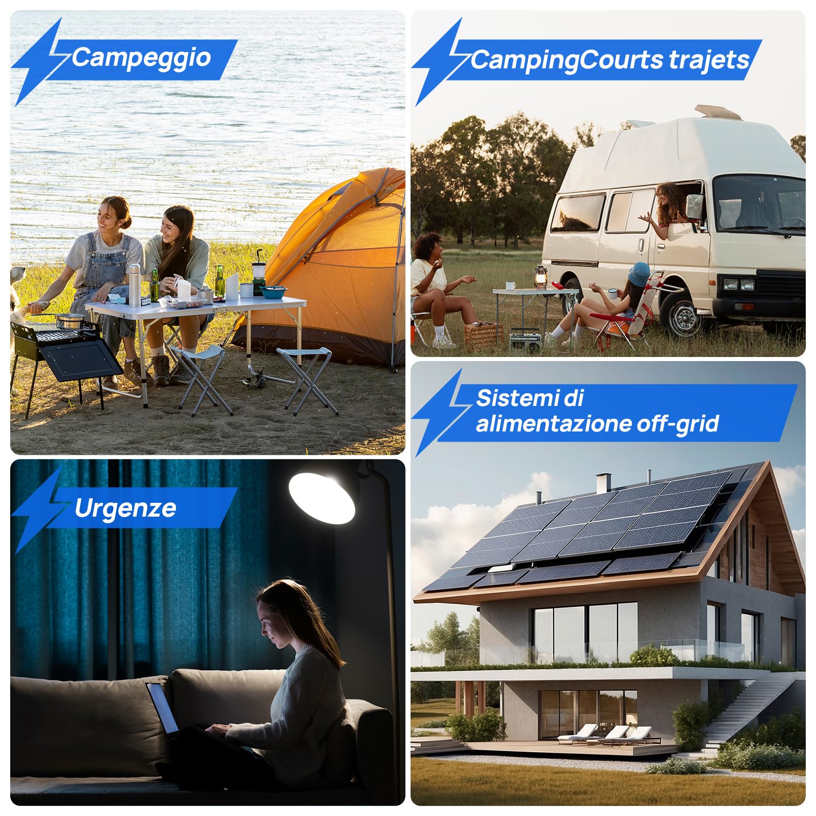 ECO-WORTHY LiFePO4 14,6 V 25 A Caricabatterie con convertitore 600 W da 12 V a 230 V, priorità alla rete e funzione UPS, per batteria LiFePO4 Deep Cycle, auto, camion, veicoli turistici