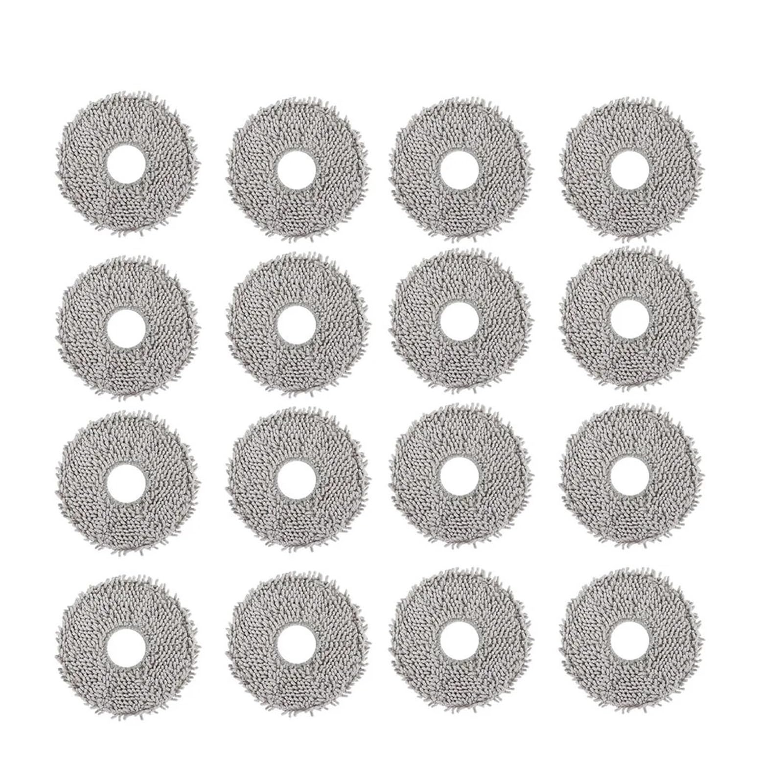 NUCBCULWP Mop Cloth Pad,Compatible For ECOVACS X1,Compatible For Omni, X2 T30 Pro T5 T50 T10 T20 T30s Combo Robot Vacuum Cleaner Part(16pcs)