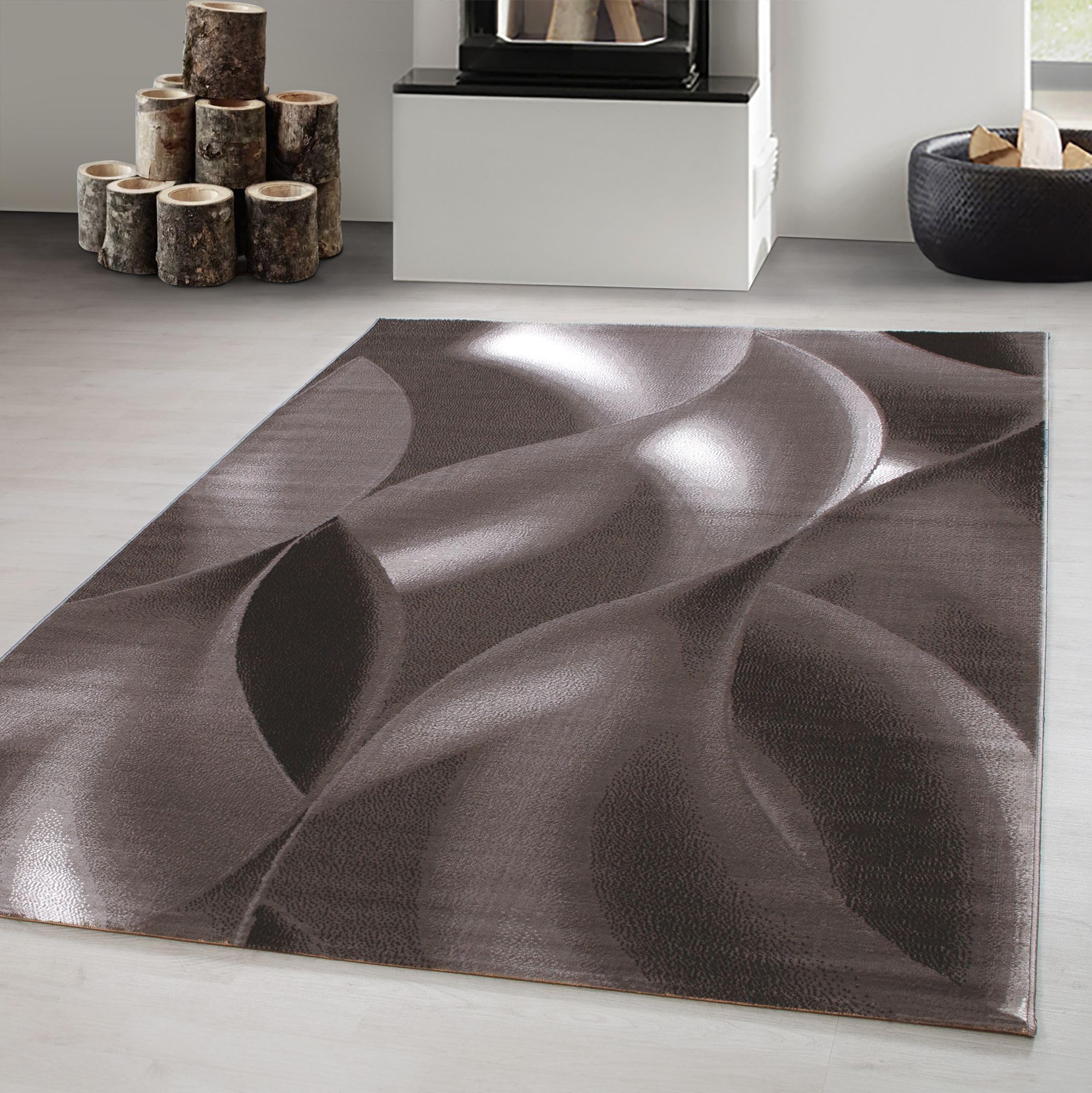 Carpetsale24 Teppich Kurzflor Einfarbig in vielen Größen Moderner Teppich für Wohnzimmer Schlafzimmer Flur Küche Esszimmer Kinderzimmer Pflegeleicht Weich