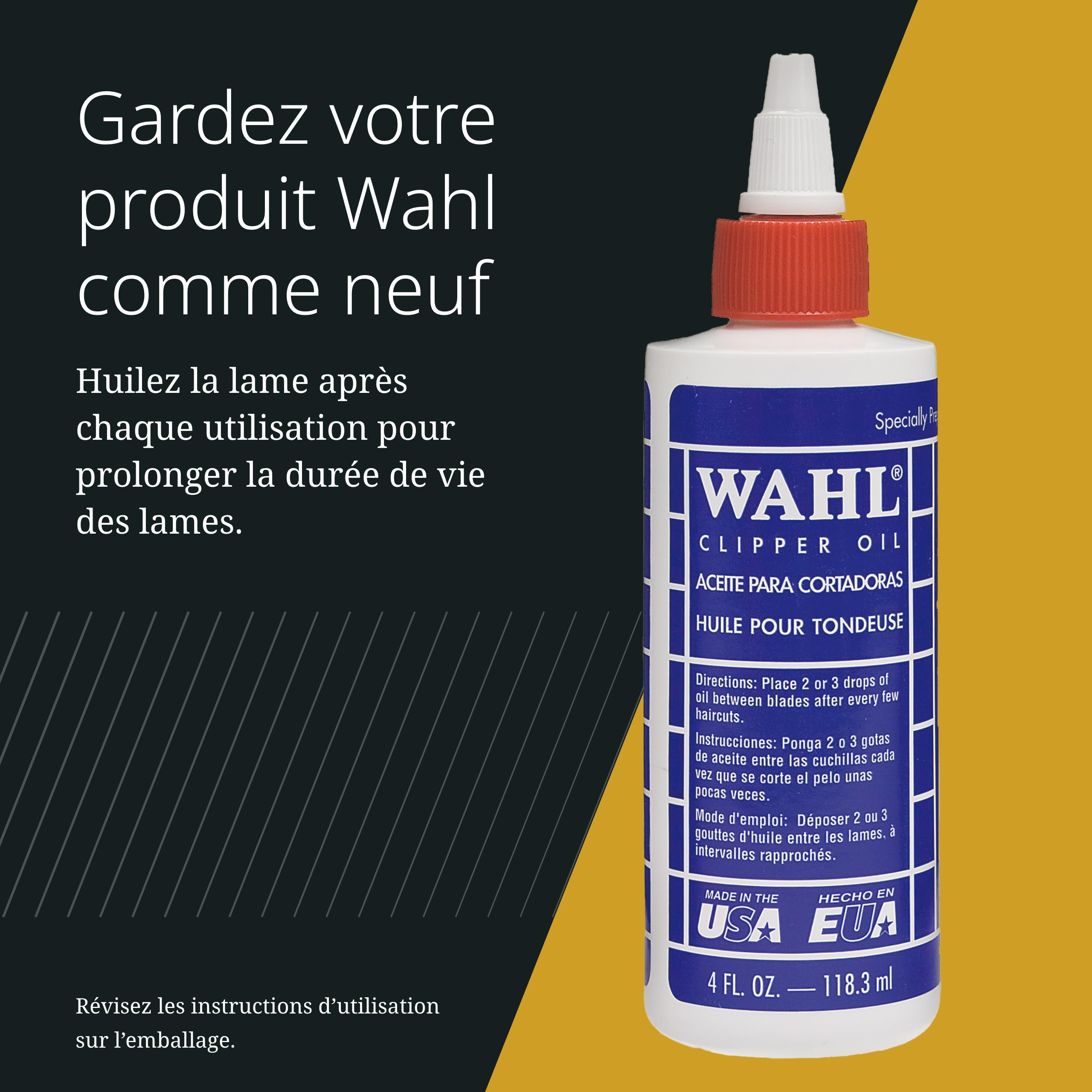 Wahl Cordless Magic Clip - Tondeuse à cheveux pour mélanger, rouge
