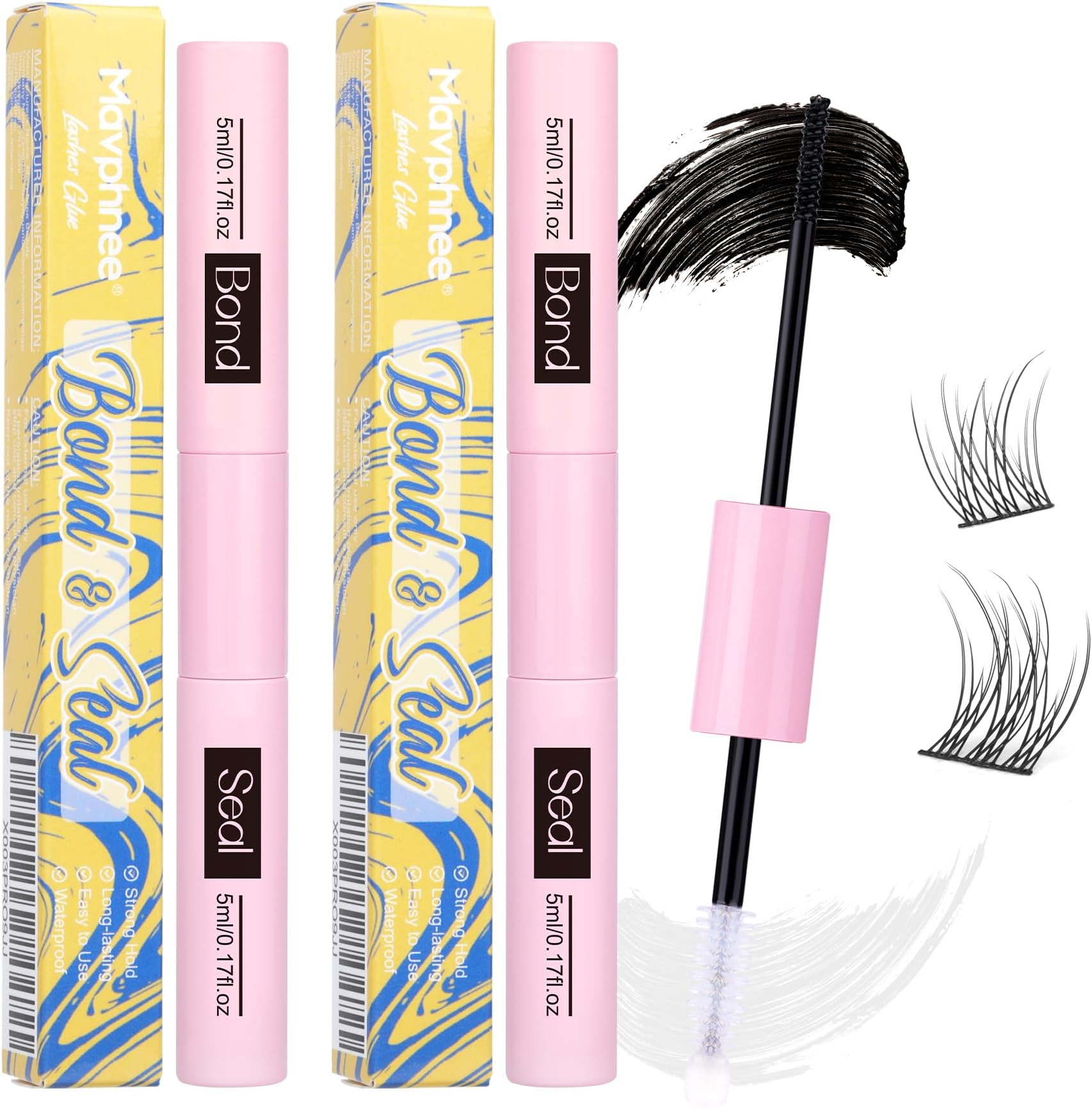 Amazon.com: Lash Bond and Seal Cluster Lashes Glue DIY Lash Extension ...