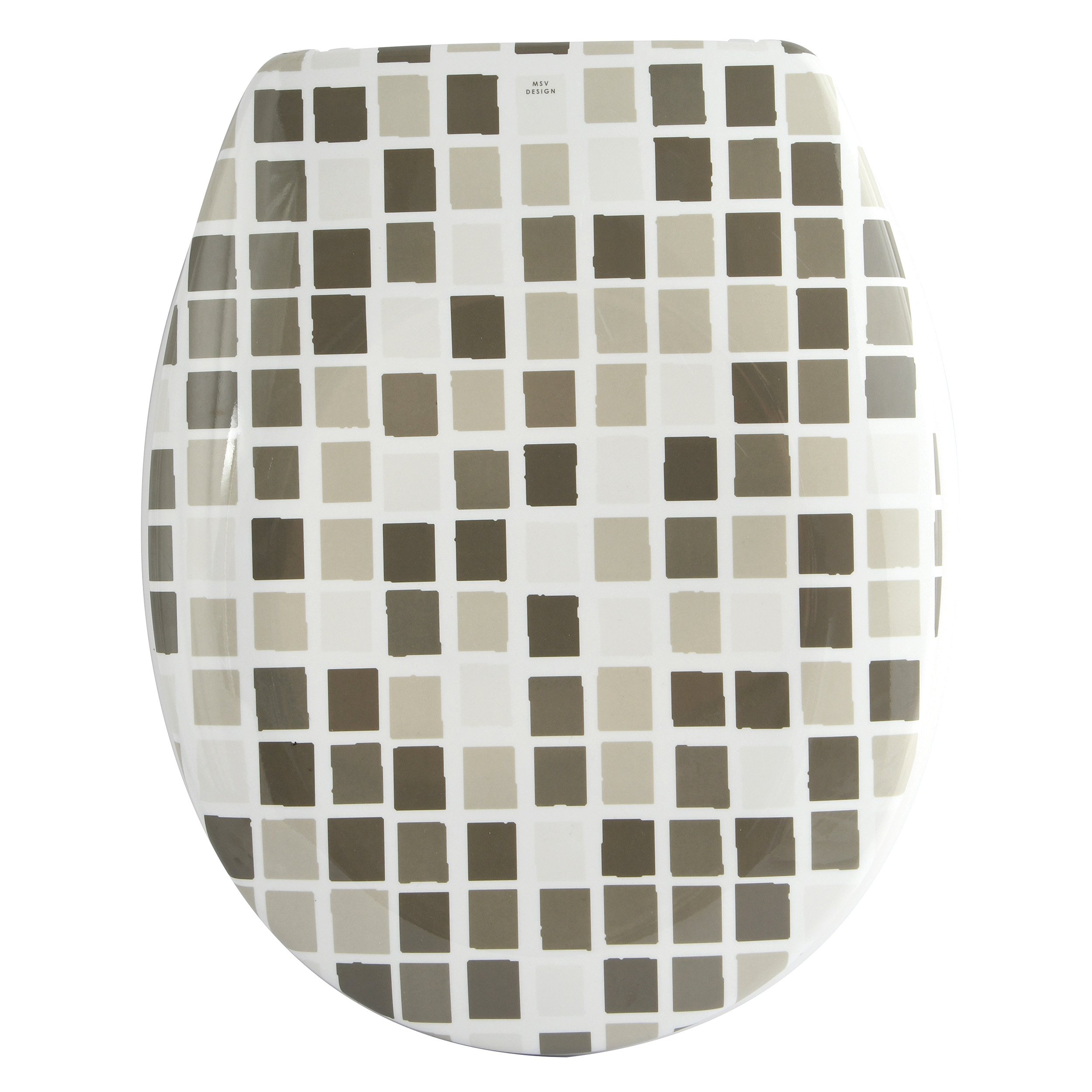 MSV Sedile WC, Multicolore, 45.5 x 37 x 5 cm, 33 Pezzi