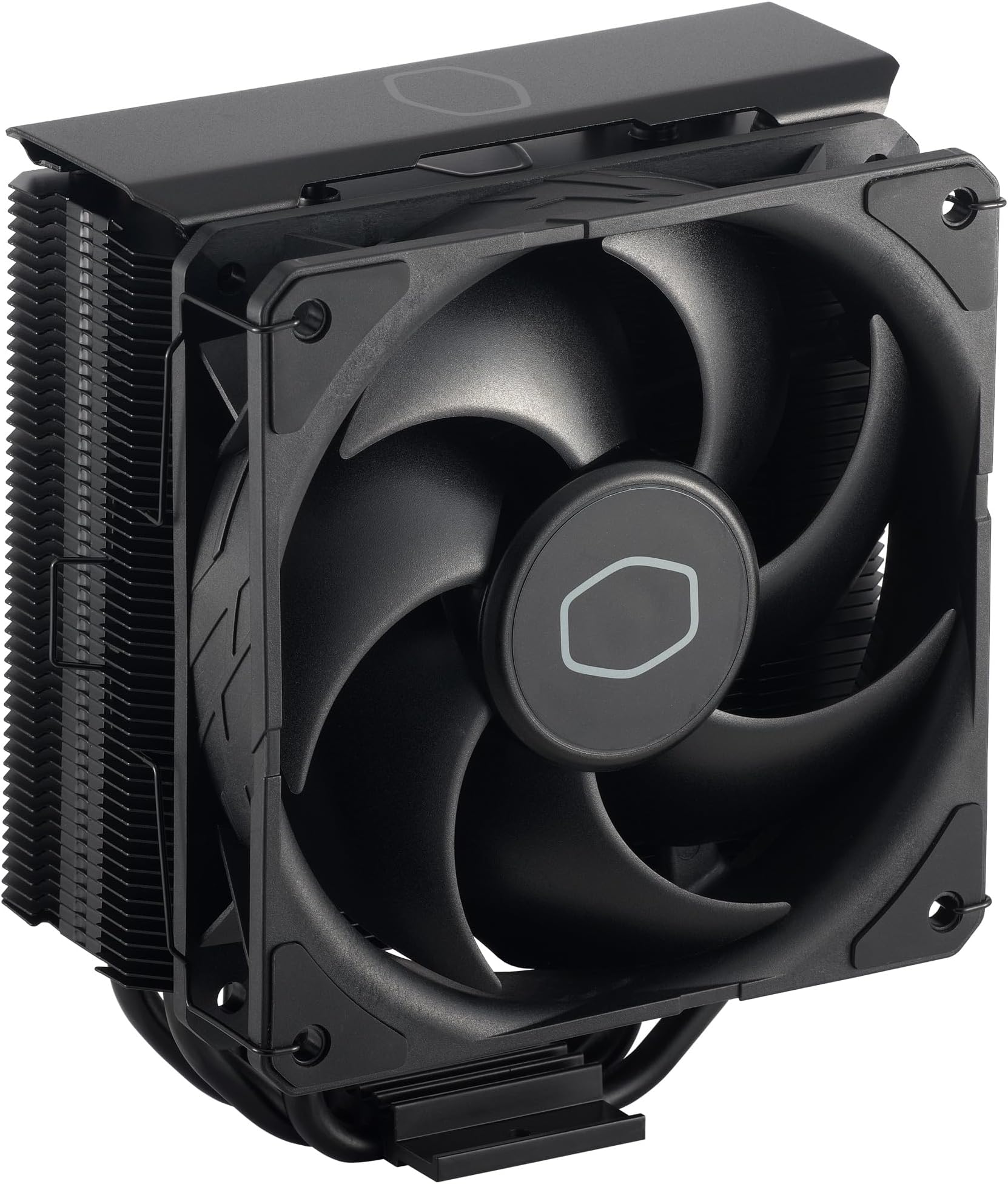 Hyper 212 Black CPU Air Cooler - Aluminium Finish, 4 Compact Continuous Direct Contact Heat Pipes, SickleFlow 120 Edge Fan, LGA1700 & AM5 Brackets - Black