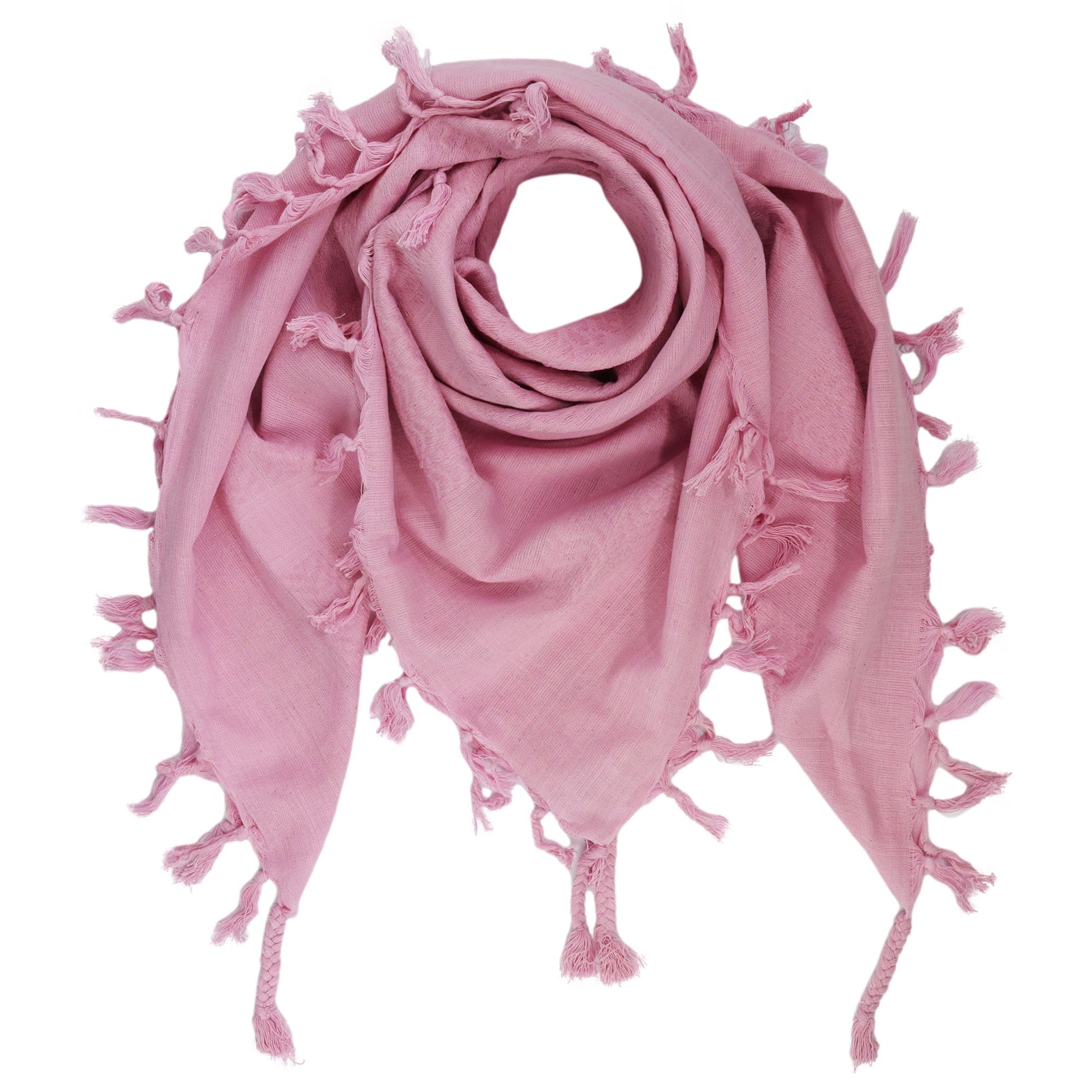 Freak Scene Rose Kufiya - Pink - Pink - 40X40 Inch - Shemagh - Arafat Scarf Palestinian Plo Pali-Scarf - 100% Cotton