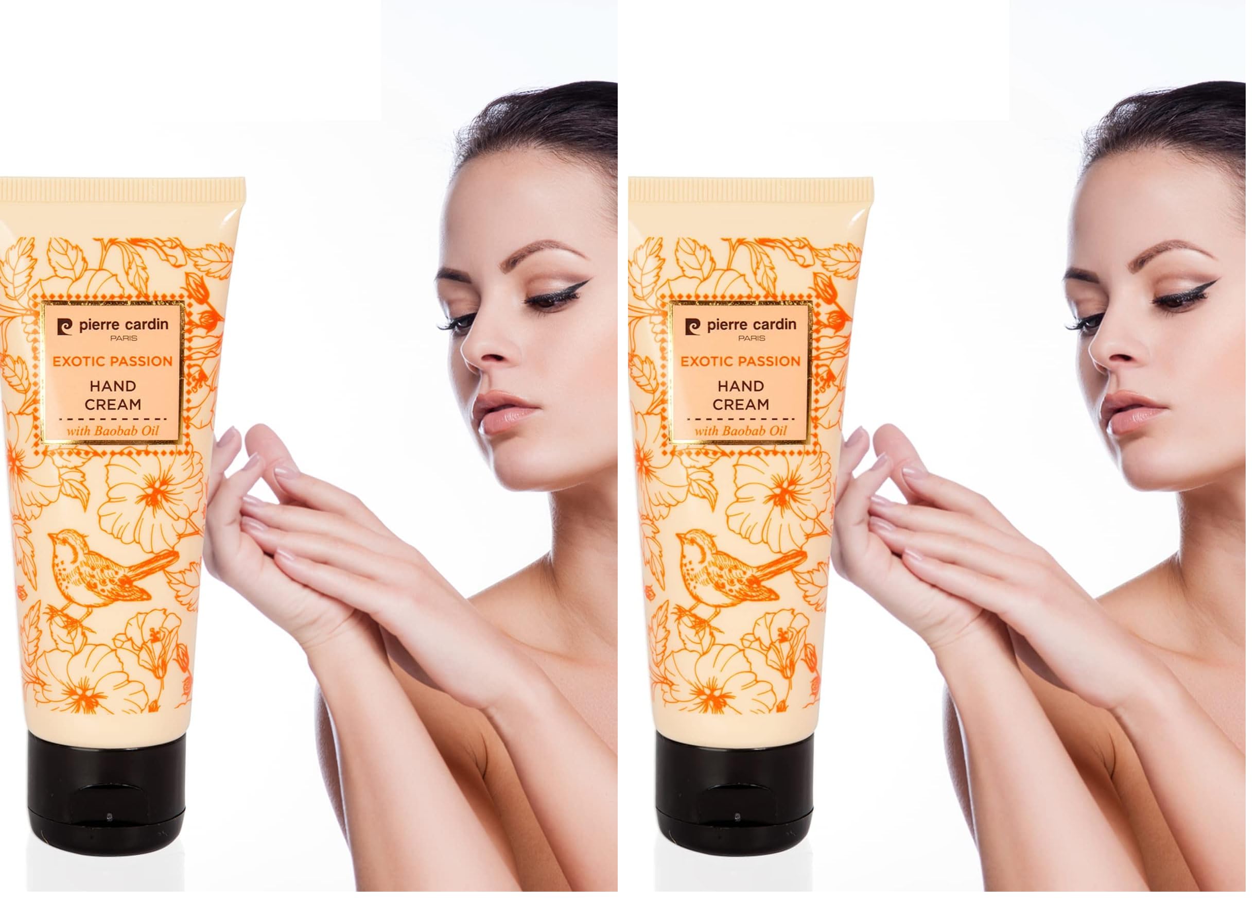 Pierre Cardin Exotic Passion Baobab Yağı İçeren E Vitaminli Nemlendirici El Kremi, 75 Ml 2li paket