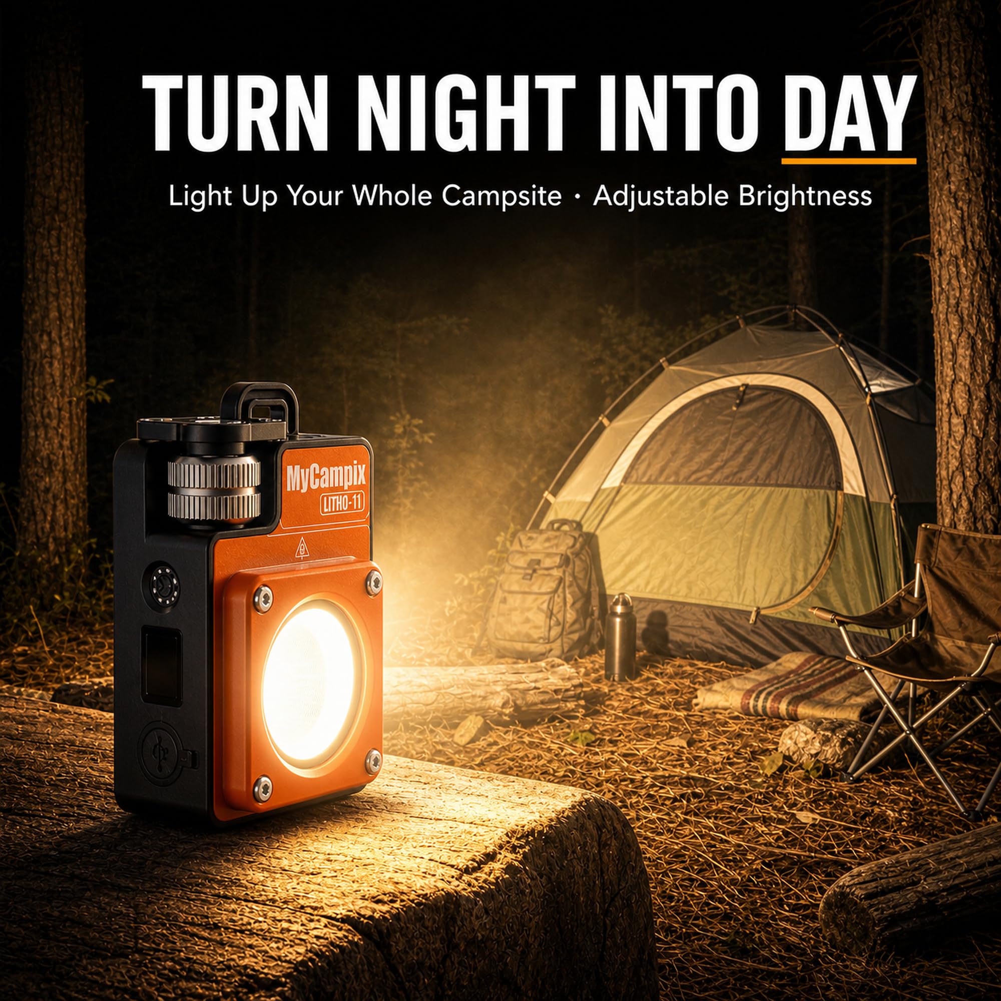 Amazon.com: MyCampix Portable Camping Light, 3500LM Adjustable LED