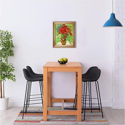 Miniatura 549 de A&T ARTWORK The Starry Night de Vincent Van Gogh. Tamaño del marco: 36 x 30 pulgadas, tamaño de la imagen: 30 x 24 pulgadas, reproducciones clásicas