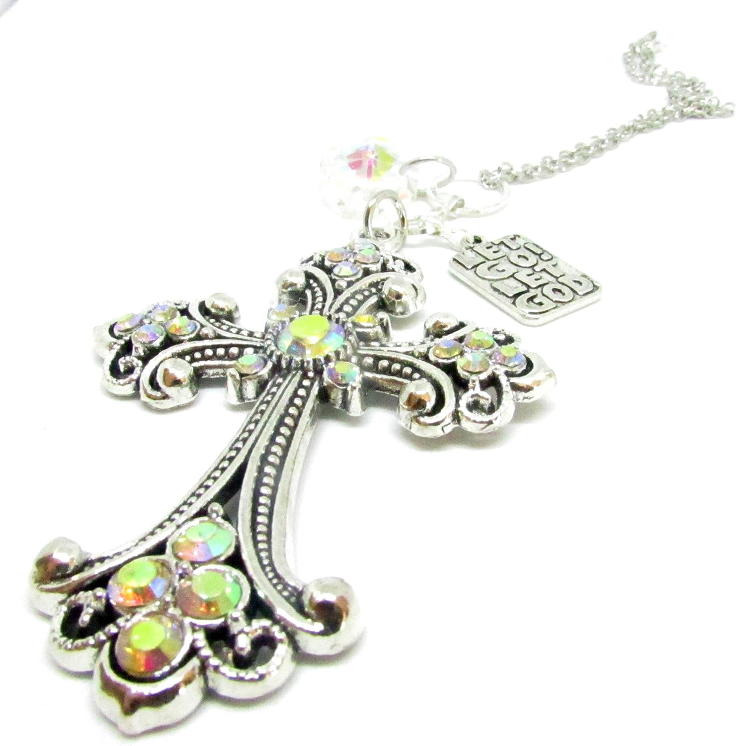 Cross for Car Rearview Mirror Charm - Hanging Crucifix Car Decor - Religious Gift for Women - Image 9