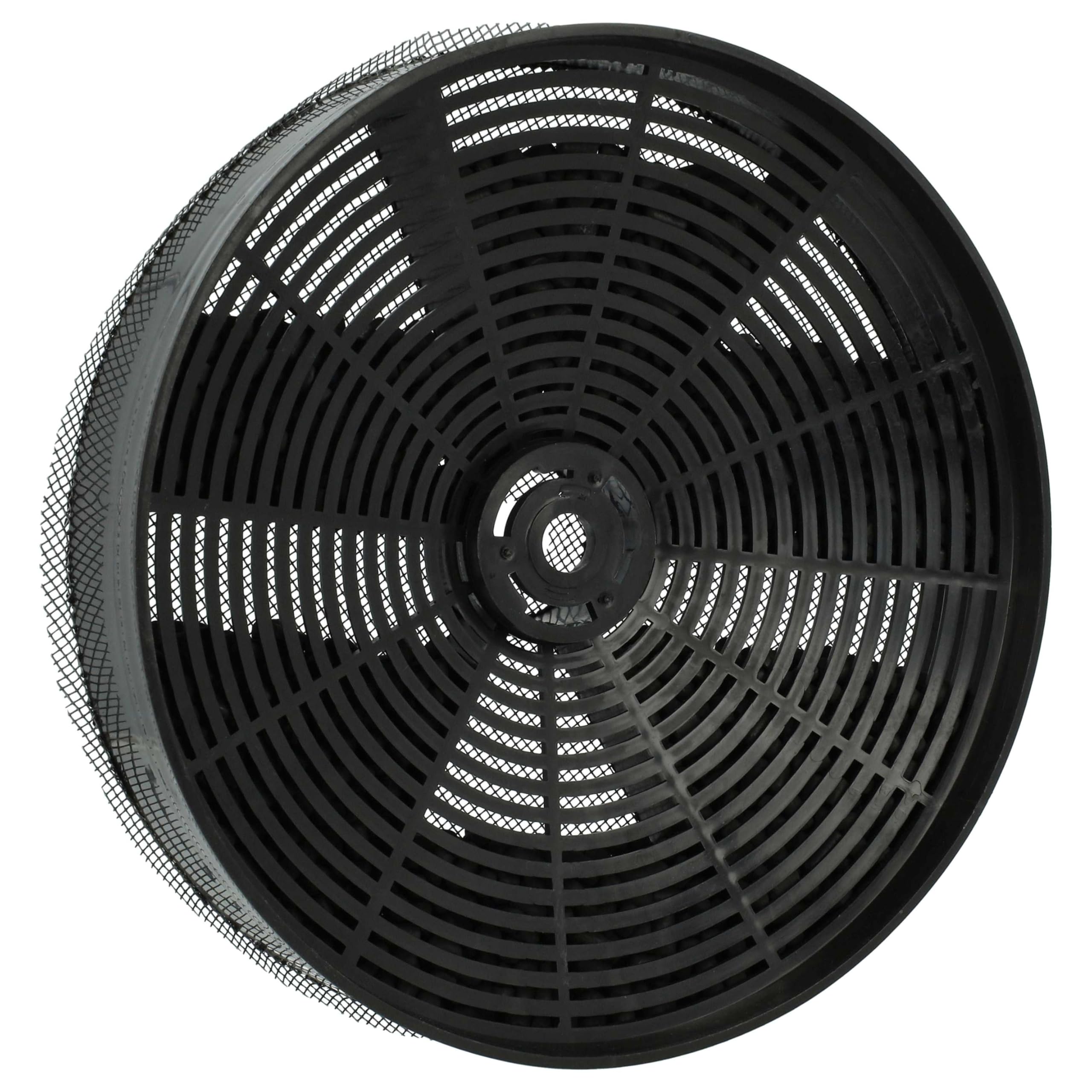 vhbw Activated Carbon Filter compatible with Gorenje DAH60S - AZD 1925, AH60E - AZD 1925 Extractor Hood - 17.3 cm, with Mesh Cover