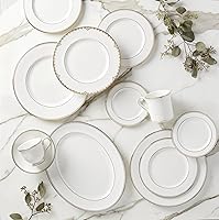 Vista 9 de Lenox Creamer Federal Platino, Blanco