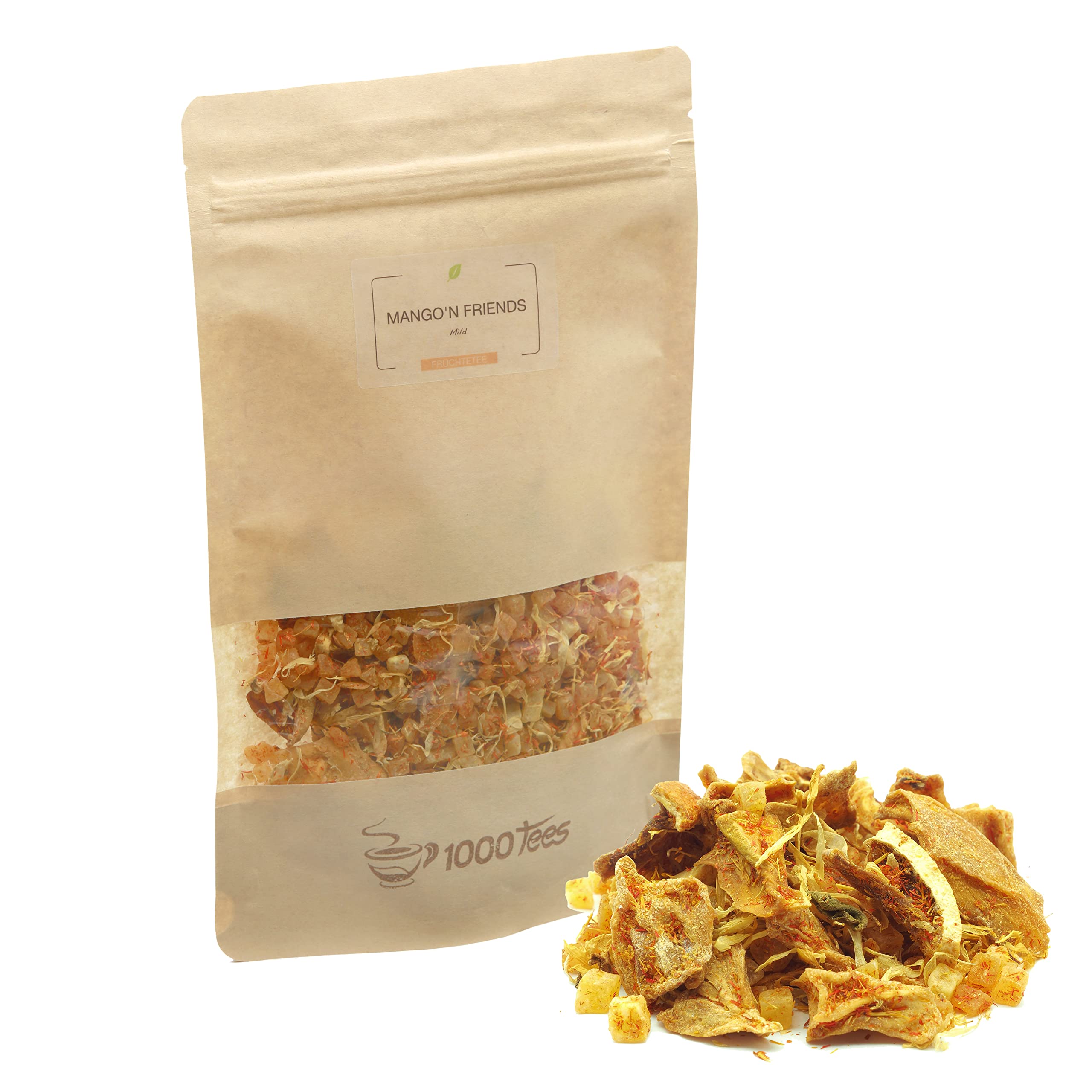 Früchtetee Mango'n Friends mit Mango-Geschmack, mild, lieblich, süß, frisch abgefüllt