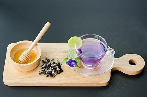 Té de flores de guisante de mariposa azul seco orgánico – Té de hierbas de flor de guisante de mariposa seca – 15 bolsas de té | Té de